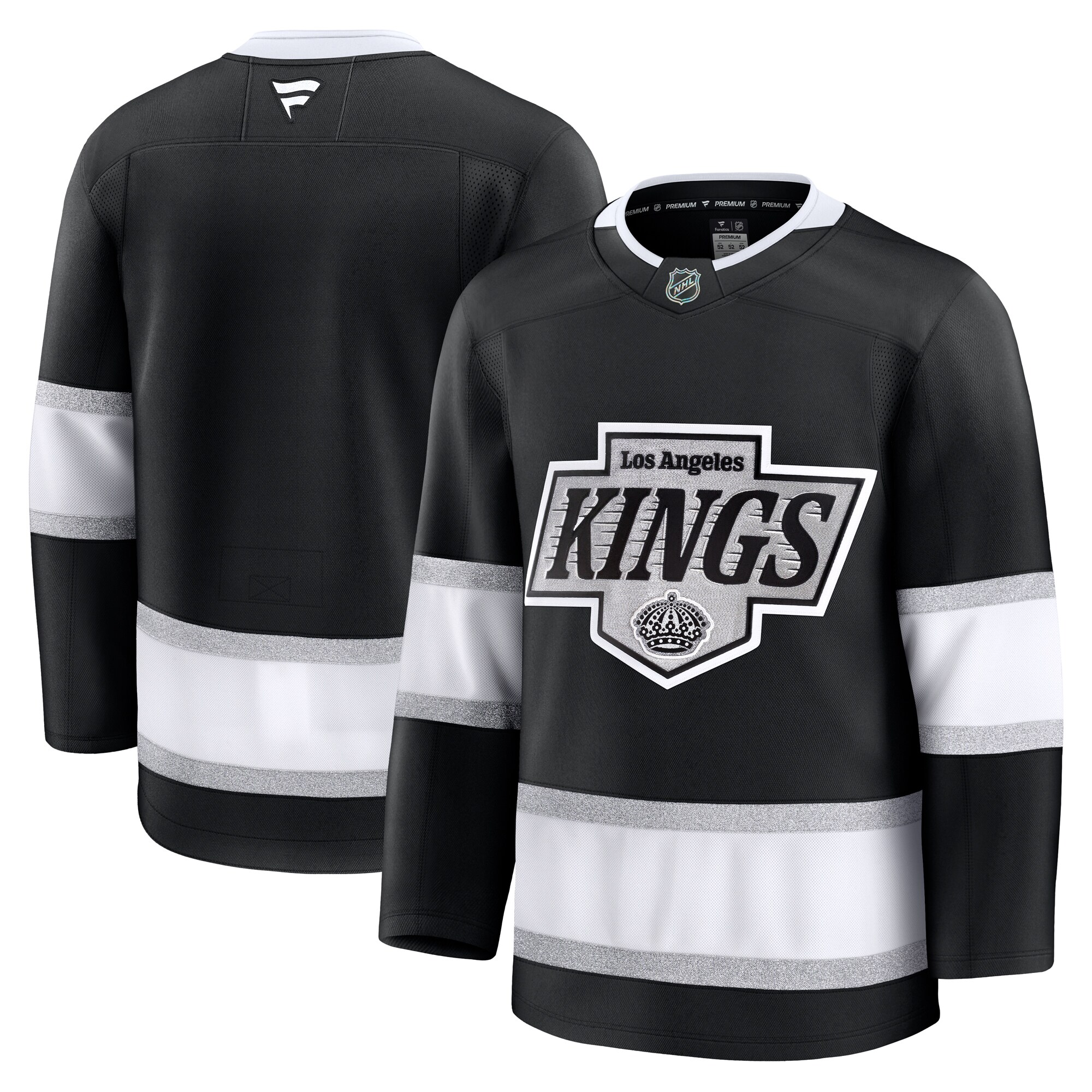 Men's Los Angeles Kings Black Home Premium Jersey - JS784 
