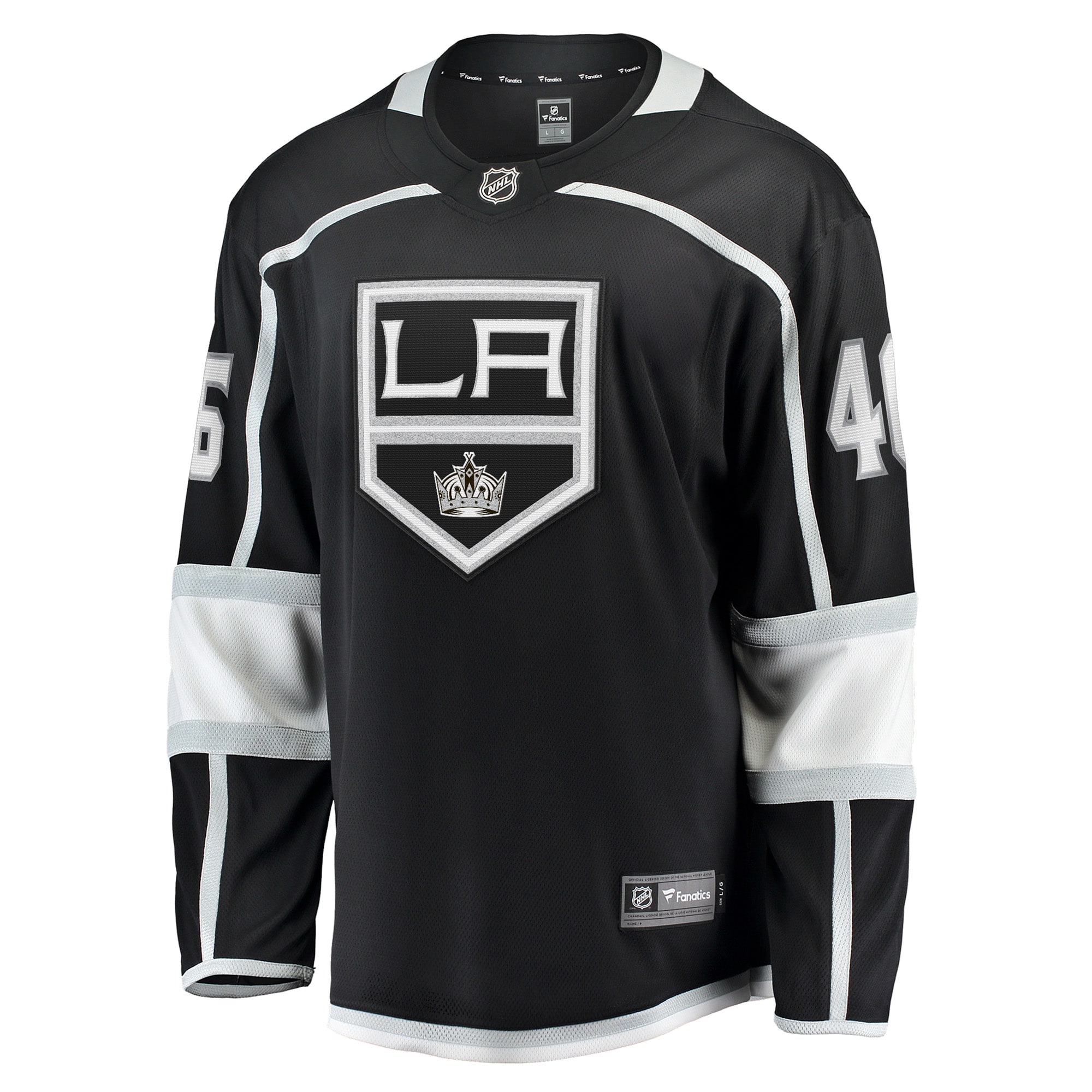 Alternative view of Men's Los Angeles Kings Blake Lizotte Black Home Breakaway Player Jersey - JS268 