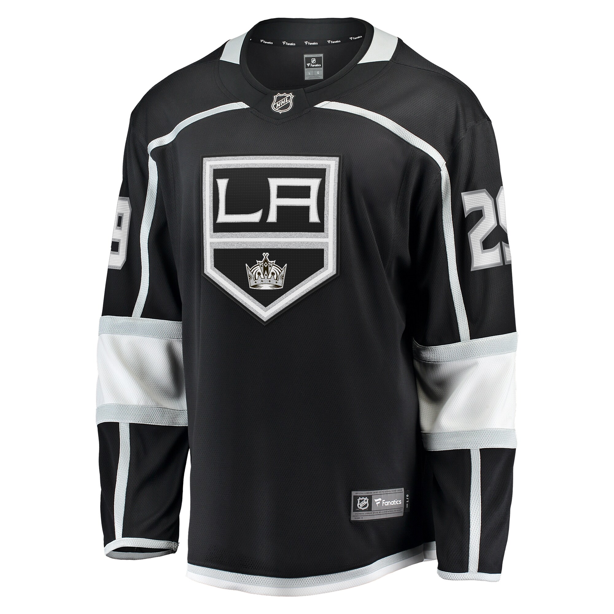 Alternative view of Men's Los Angeles Kings Pheonix Copley Black Home Breakaway Jersey - JS974 