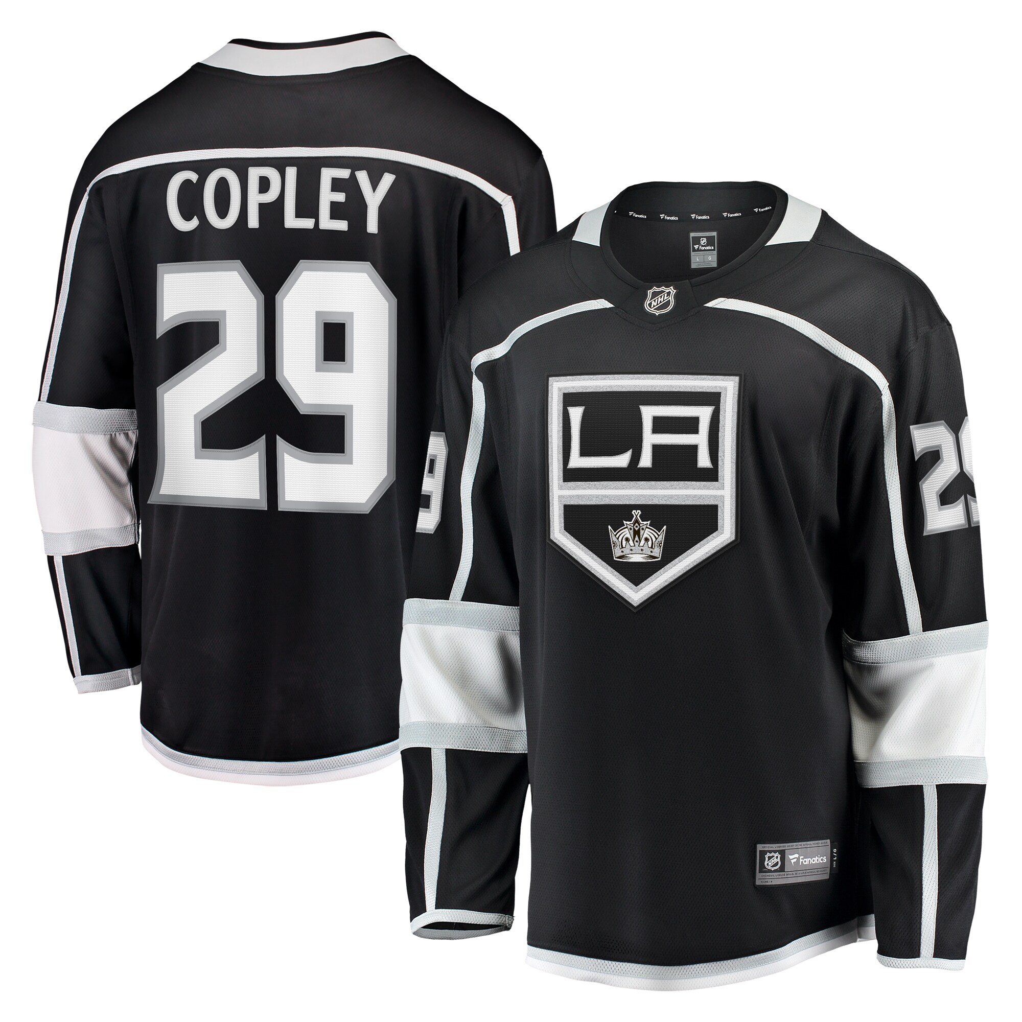 Men's Los Angeles Kings Pheonix Copley Black Home Breakaway Jersey - JS974 