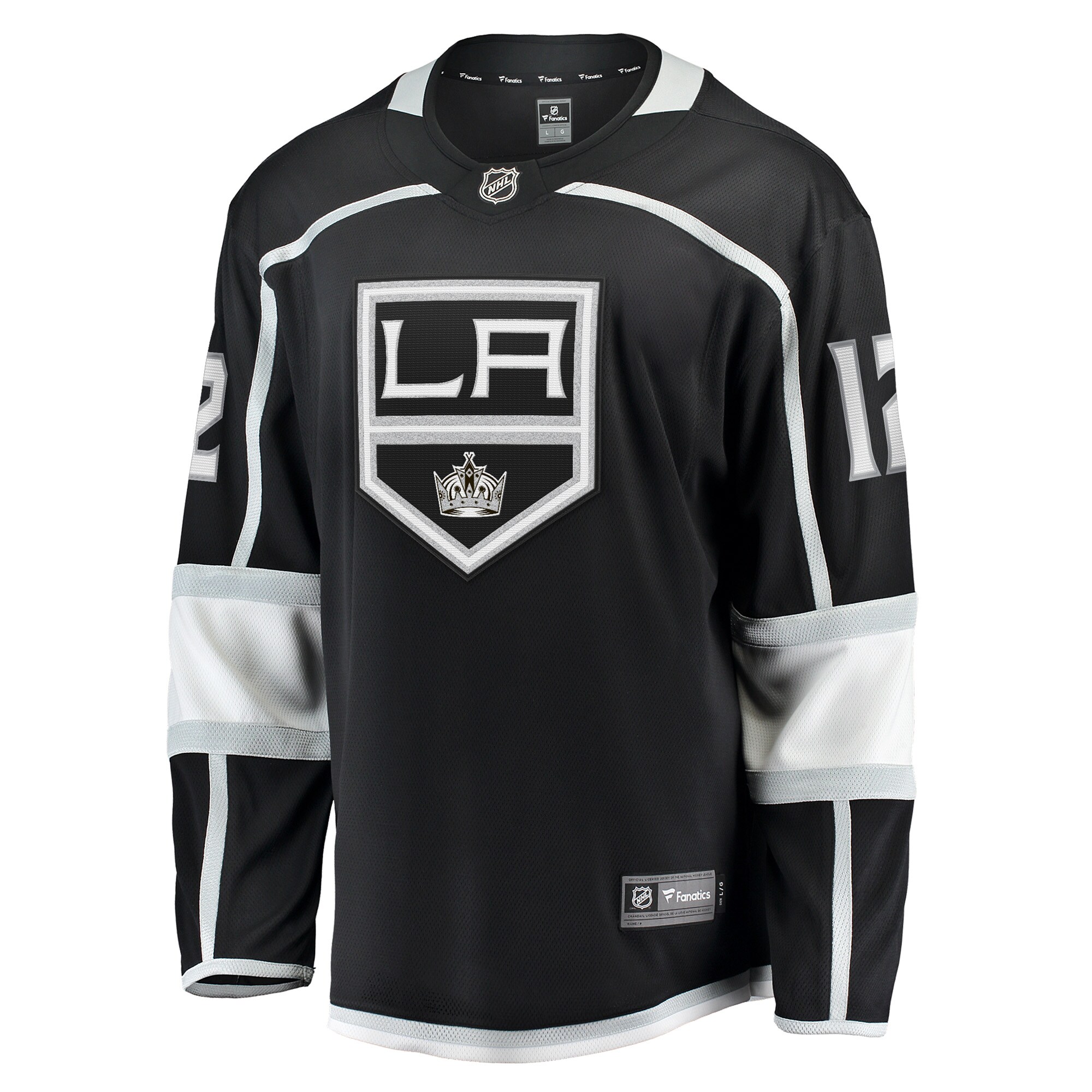 Alternative view of Men's Los Angeles Kings Trevor Moore Black Home Breakaway Player Jersey - JS828 