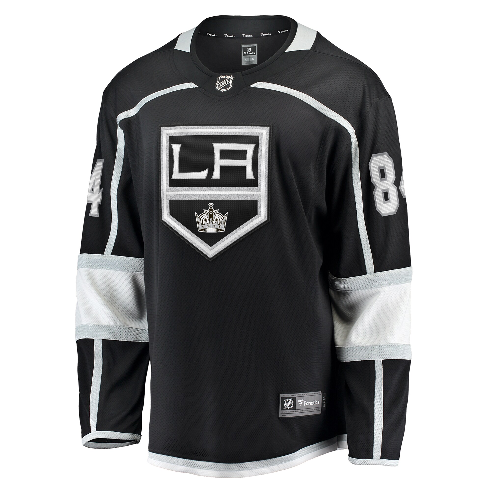 Alternative view of Men's Los Angeles Kings Vladislav Gavrikov Black Home Breakaway Jersey - JS724 