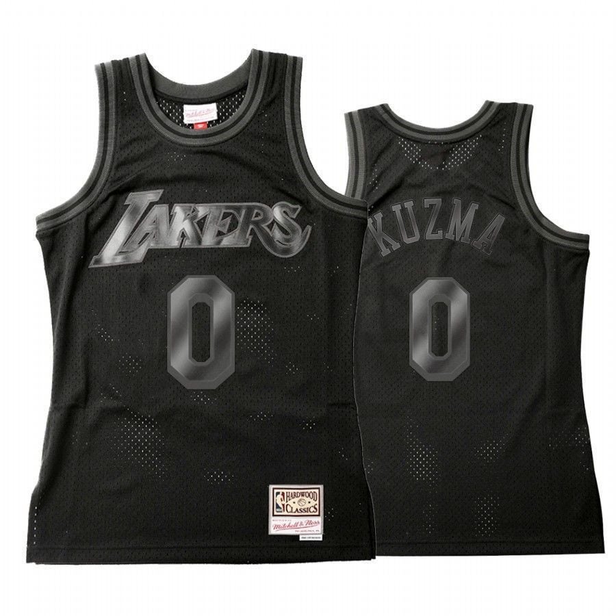 Men's Los Angeles Lakers Kyle Kuzma 0 Throwback Tonal Jersey - JS661 