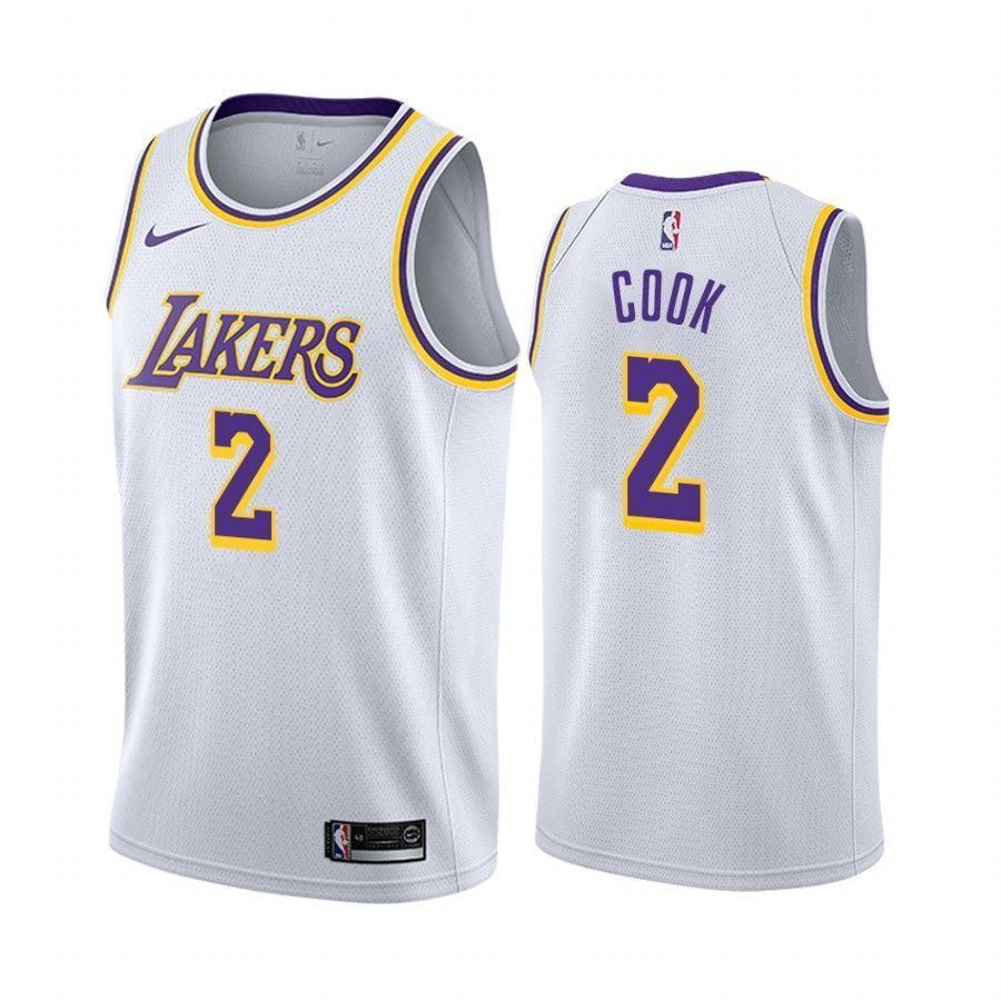 Men's Los Angeles Lakers Quinn Cook 2 Association Jersey - JS937 