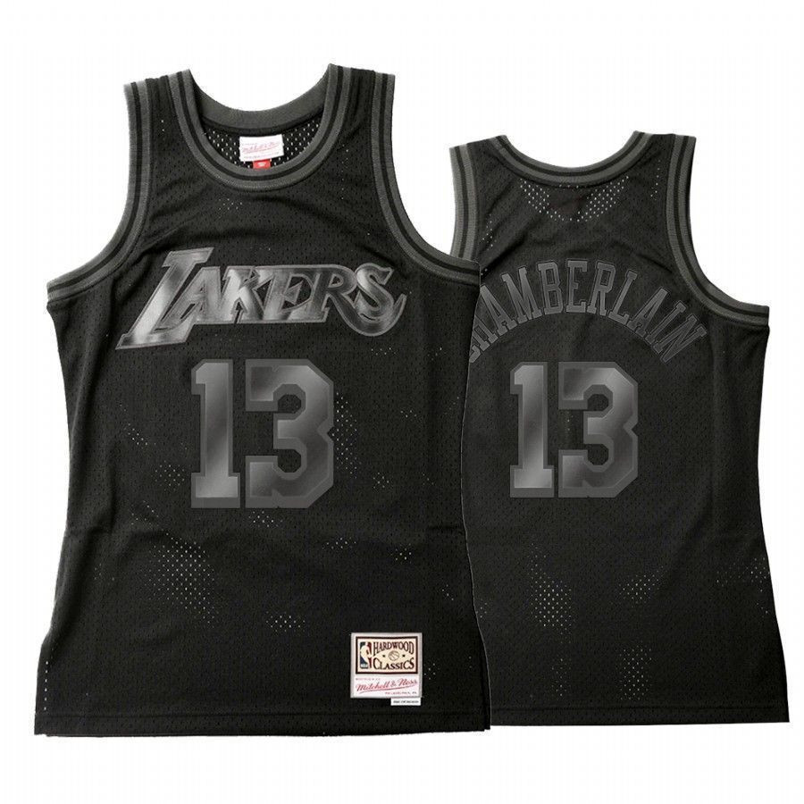 Men's Los Angeles Lakers Wilt Chamberlain 13 Throwback Tonal Jersey - JS769 