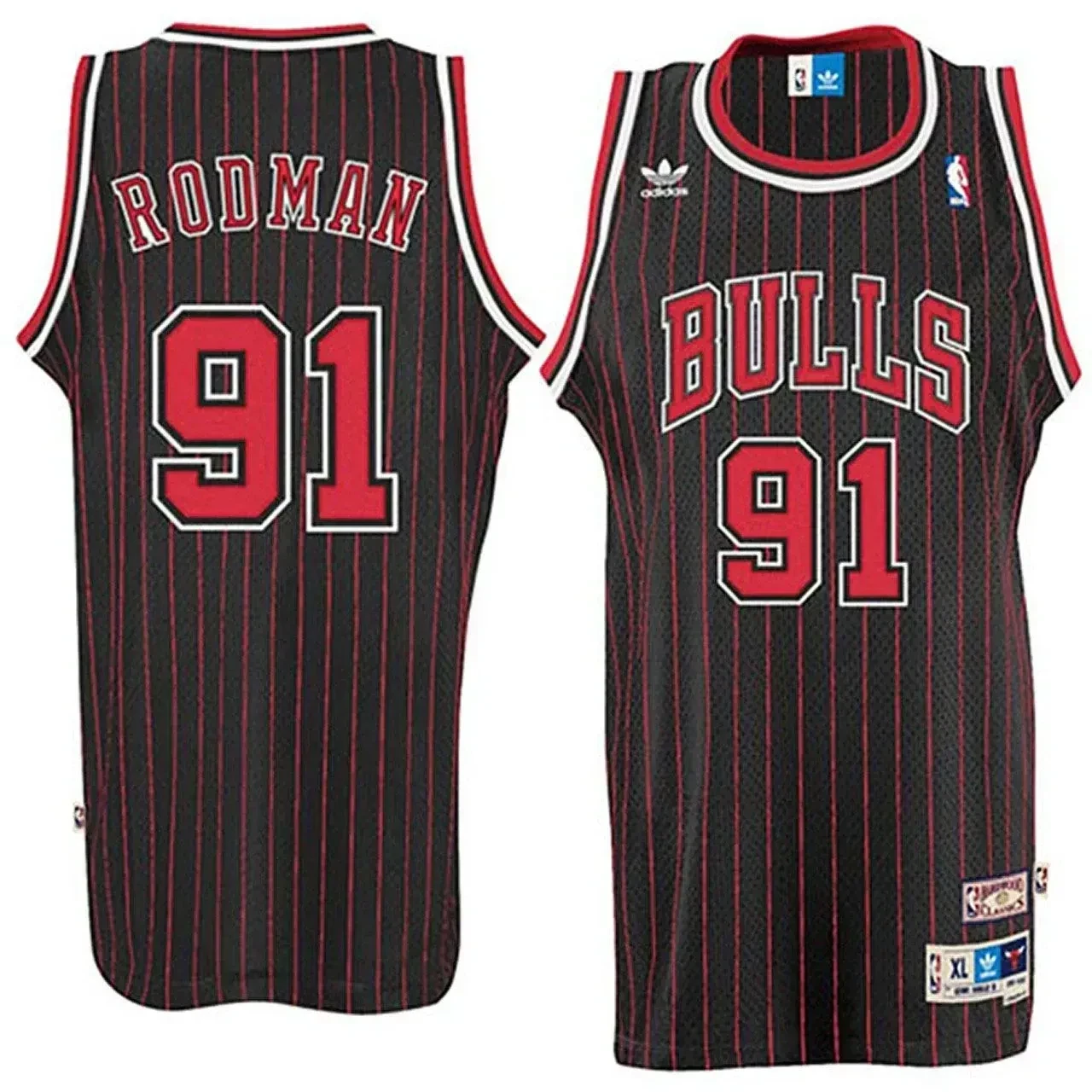 Men's Male Dennis Rodman Chicago Bulls Soul Swingman Throwback Jersey-black Jersey - JS627 