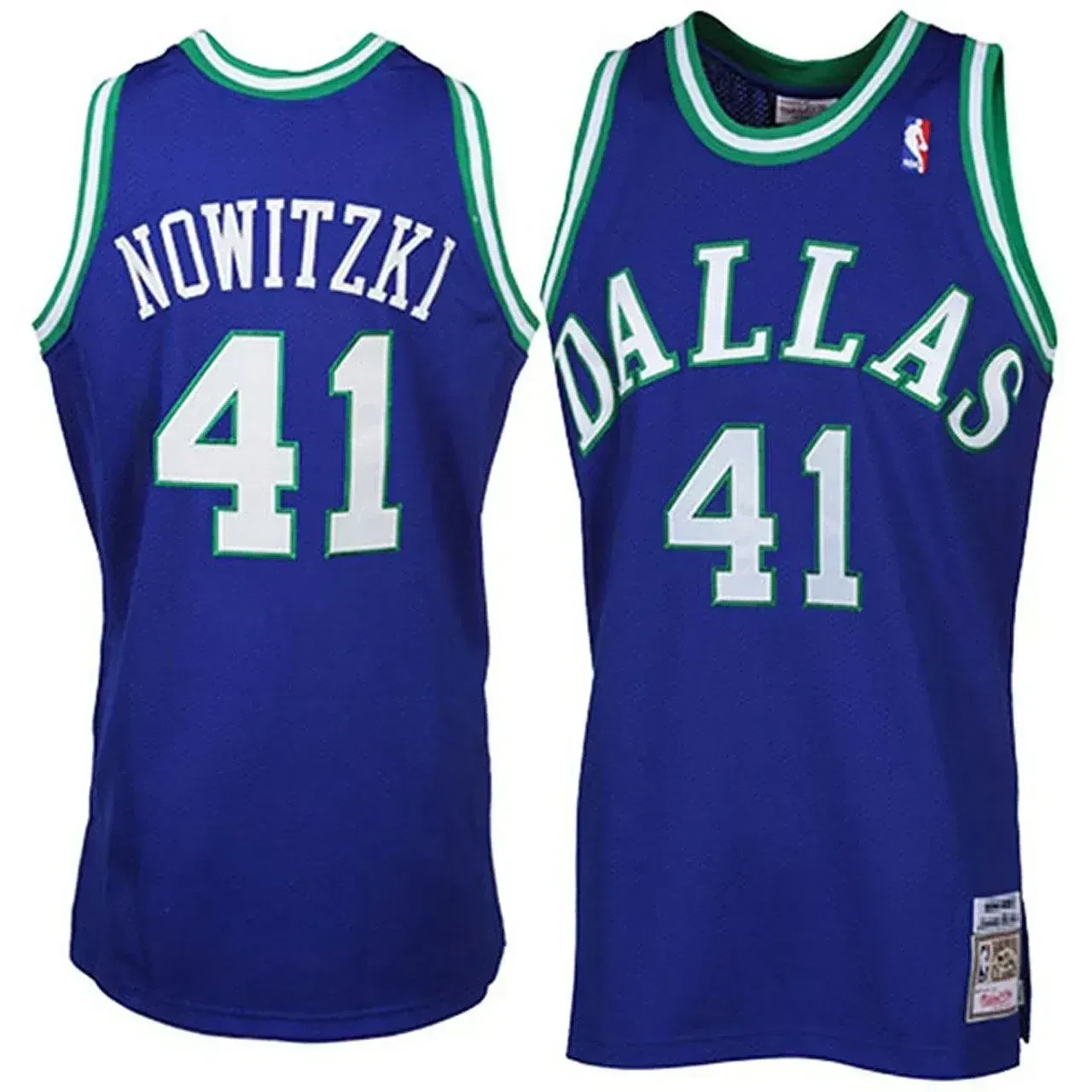 Men's Male Dirk Nowitzki Mitchell & Ness Dallas Mavericks Throwback Jersey - JS762 
