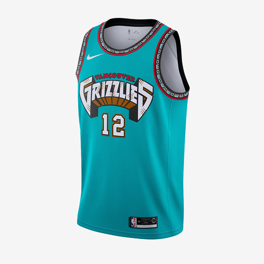 Alternative view of Men's Memphis Grizzlies #12 Ja Morant Hardwood Classics Swingman Jersey - Teal