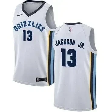 Men's Memphis Grizzlies 13 Jaren Jackson Jr. Association Swingman Jersey - White - JS581 