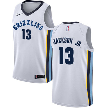 Men's Memphis Grizzlies #13 Jaren Jackson Jr. Association Swingman Jersey - White