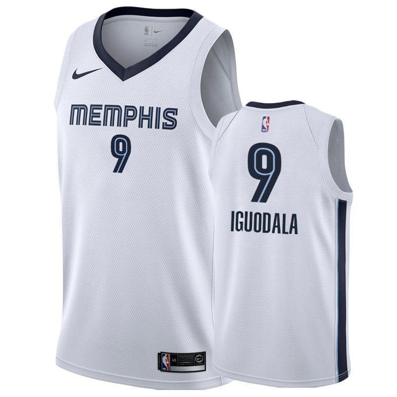 Men's Memphis Grizzlies Andre Iguodala 9 Association Jersey - JS680 
