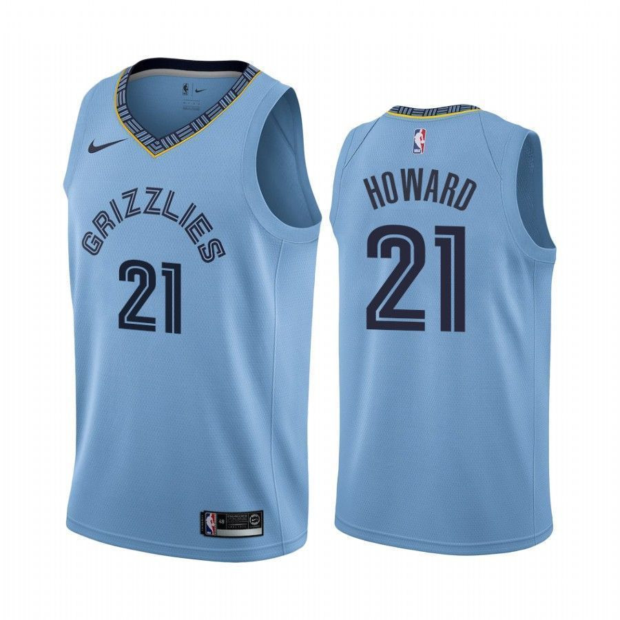 Men's Memphis Grizzlies Dwight Howard 21 Statet Jersey - JS155 