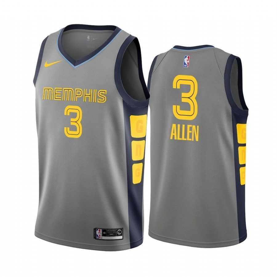 Men's Memphis Grizzlies Grayson Allen 3 City Men's Jersey - JS266 