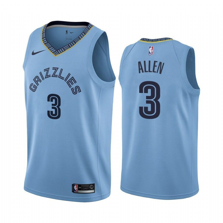 Men's Memphis Grizzlies Grayson Allen 3 Statet Jersey - JS298 