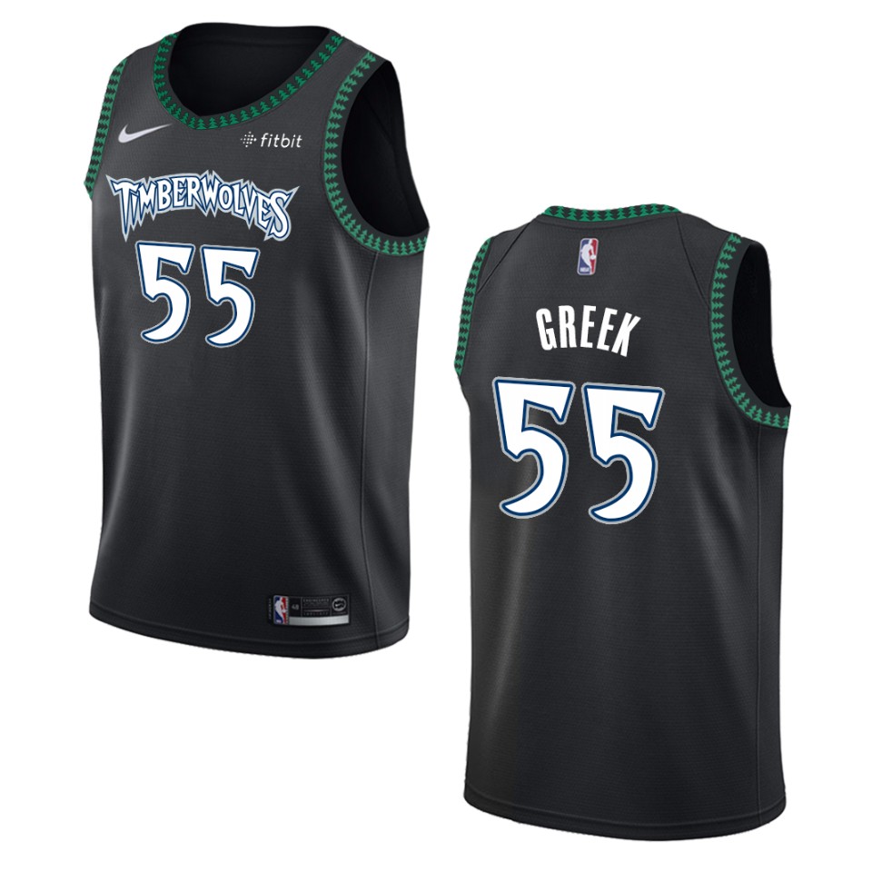 Men's Minnesota Timberwolves #55 Mitch Creek Hardwood Classics Swingman Jersey - Black
