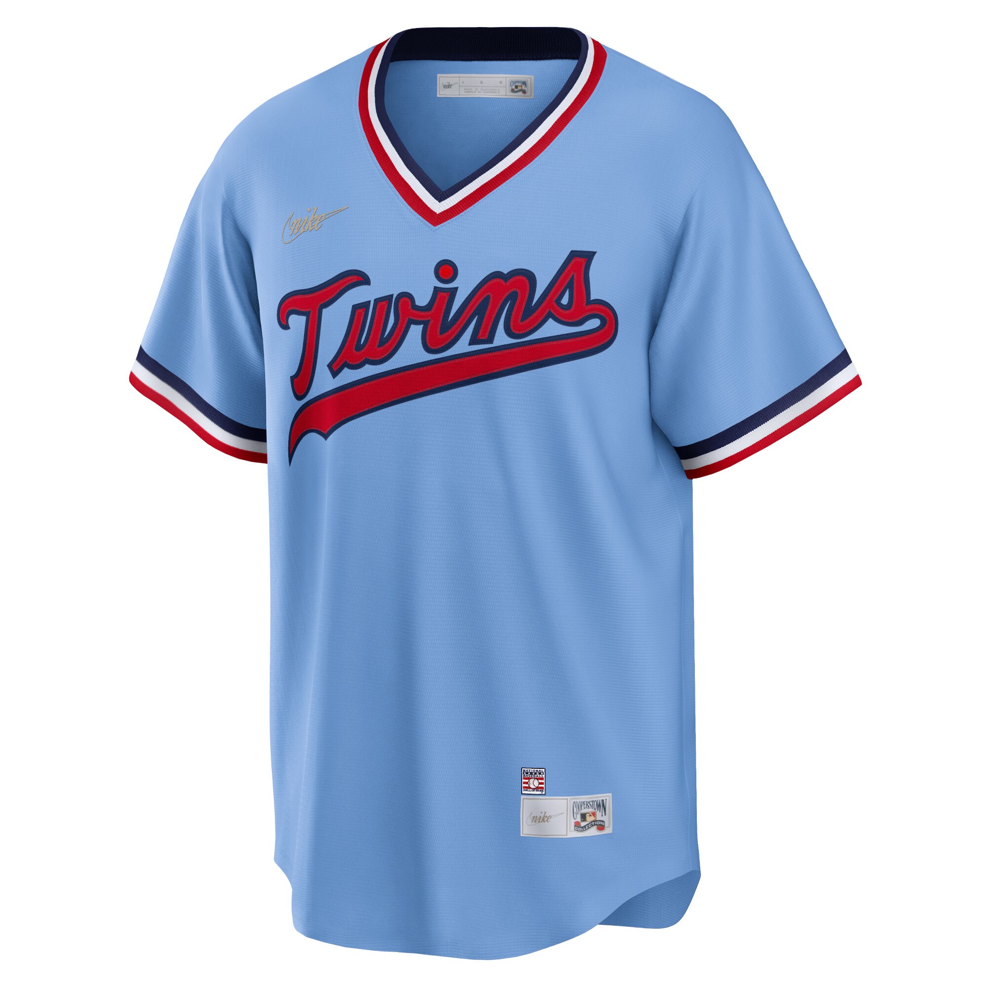 Alternative view of Men's Minnesota Twins Harmon Killebrew Light Blue Road Cooperstown Collection Player Jersey 