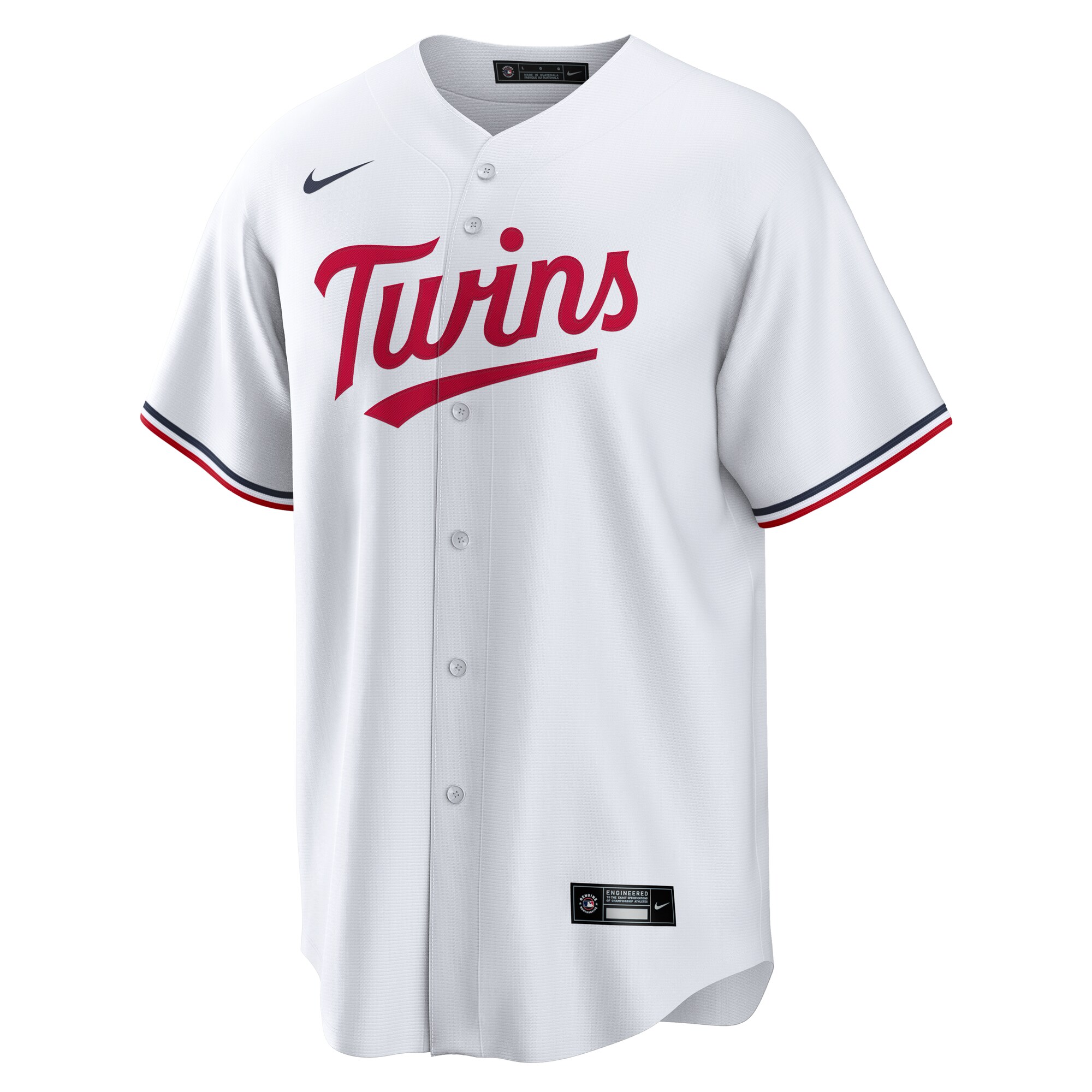 Alternative view of Men's Minnesota Twins Matt Wallner White Home Jersey 