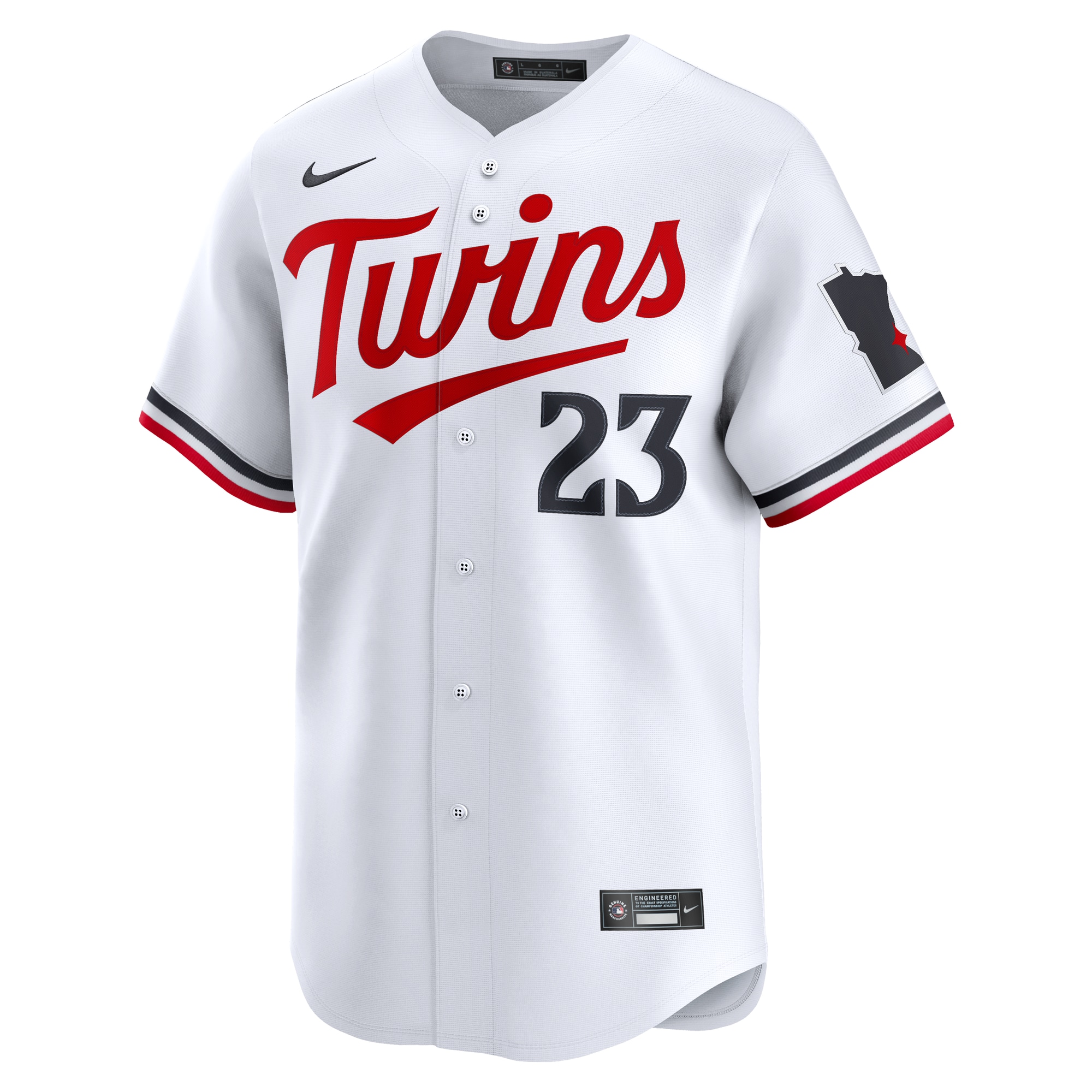 Alternative view of Men's Minnesota Twins Royce Lewis White Home Limited Player Jersey 
