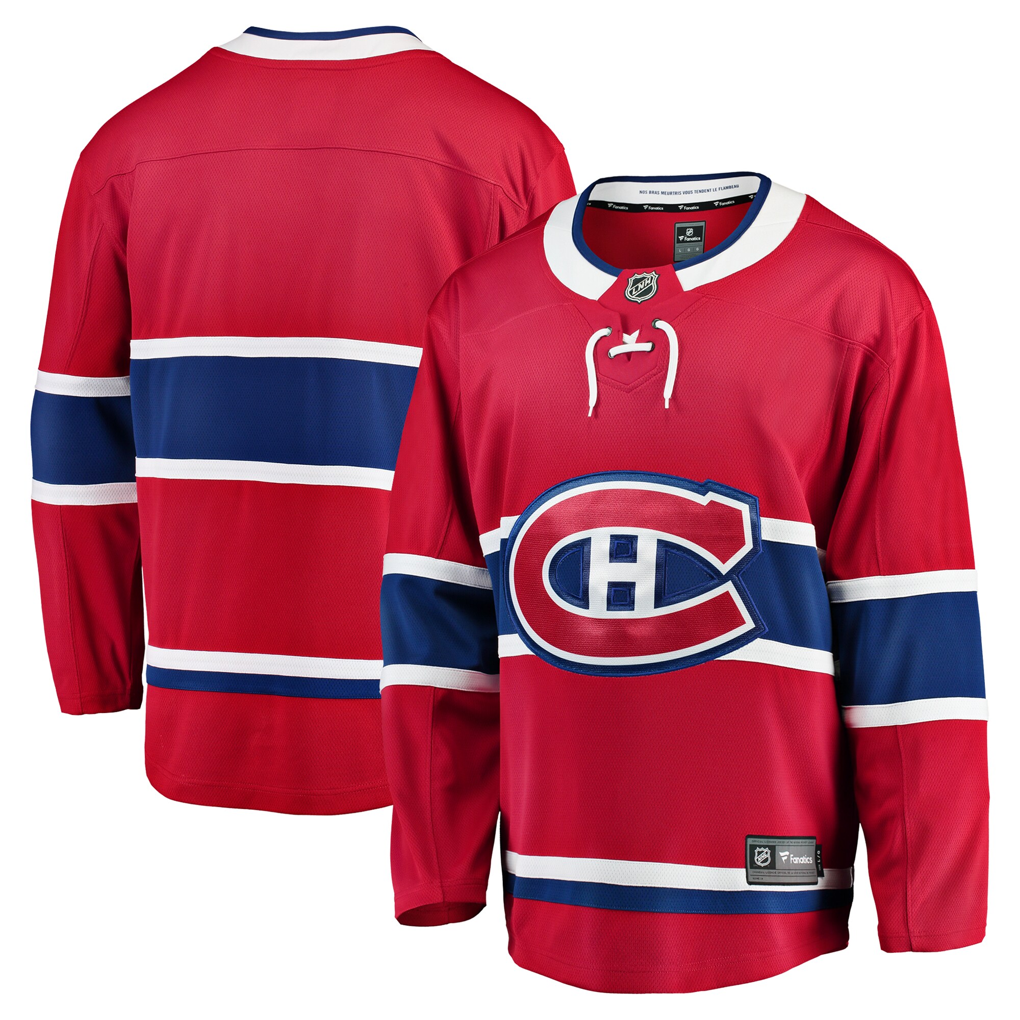 Men's Montreal Canadiens Red Breakaway Home Jersey - JS371 