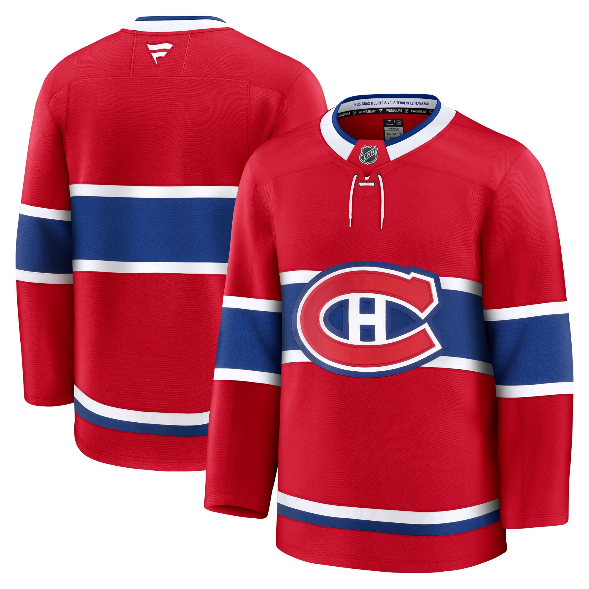Men's Montreal Canadiens Red Home Premium Jersey - JS824 