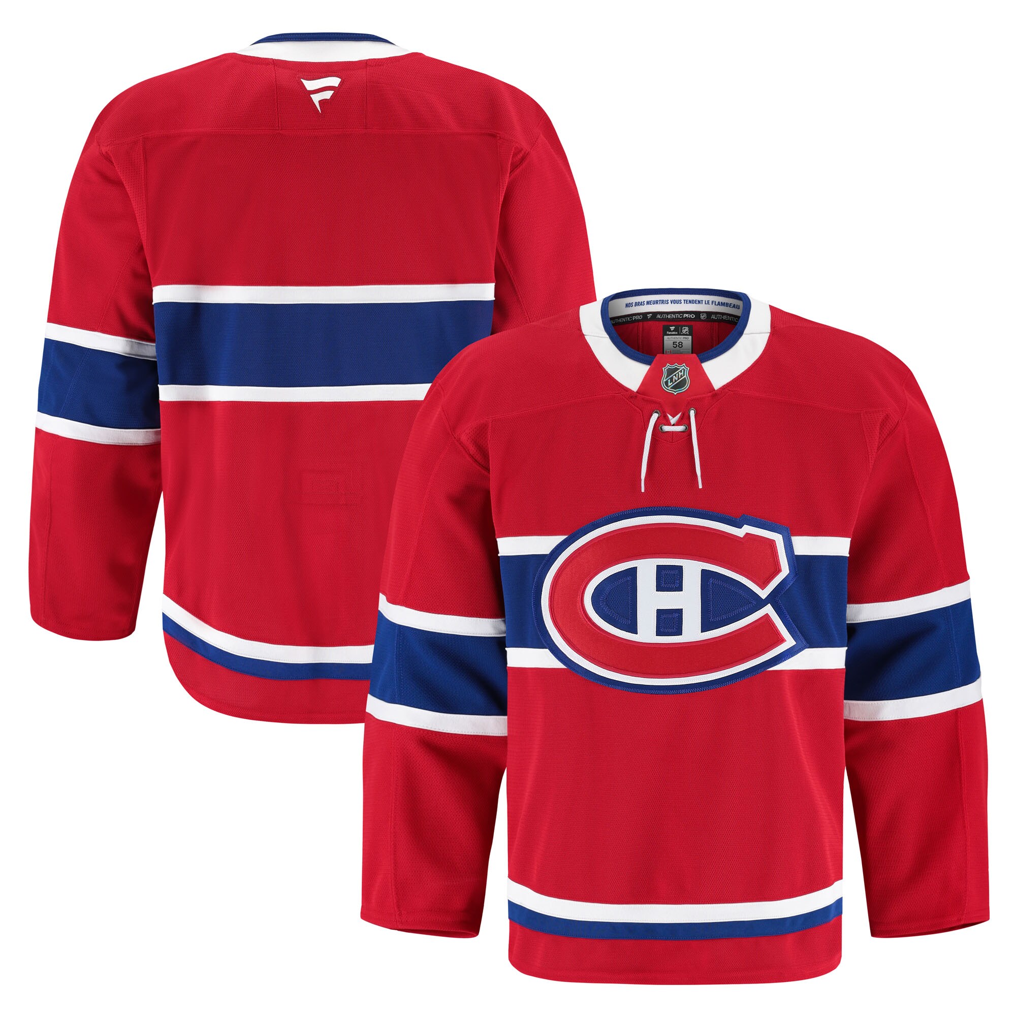 Men's Montreal Canadiens Red Home Pro Jersey - JS708 