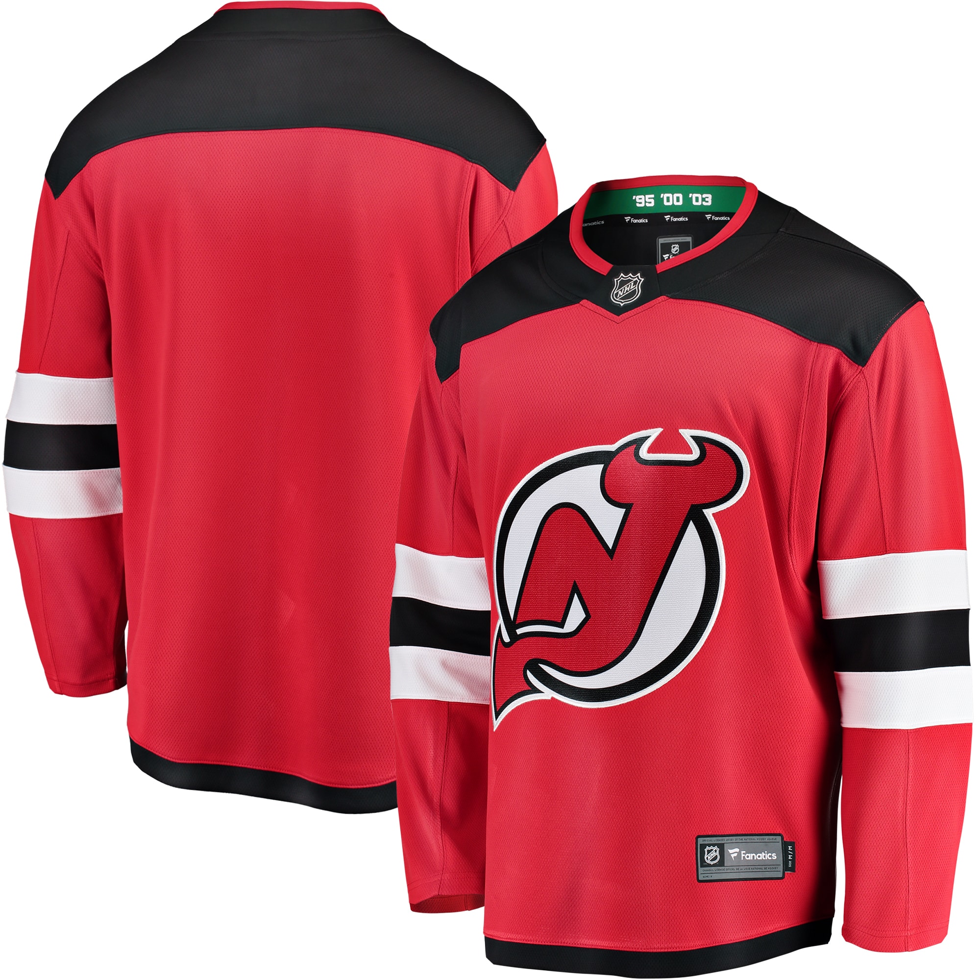 Men's New Jersey Devils Red Breakaway Home Jersey - JS610 