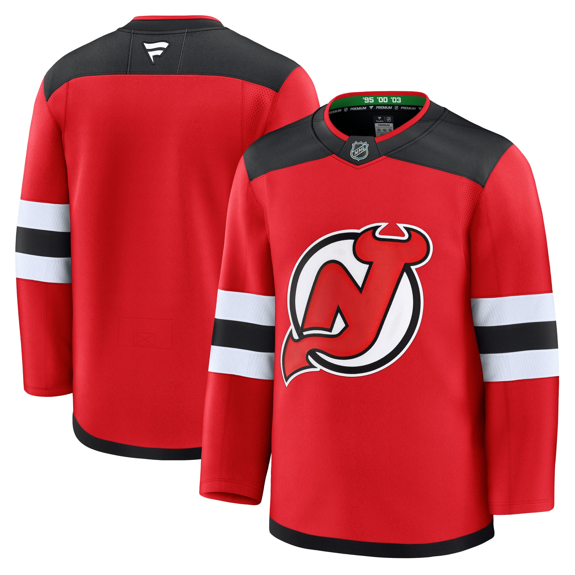Men's New Jersey Devils Red Home Premium Jersey - JS701 