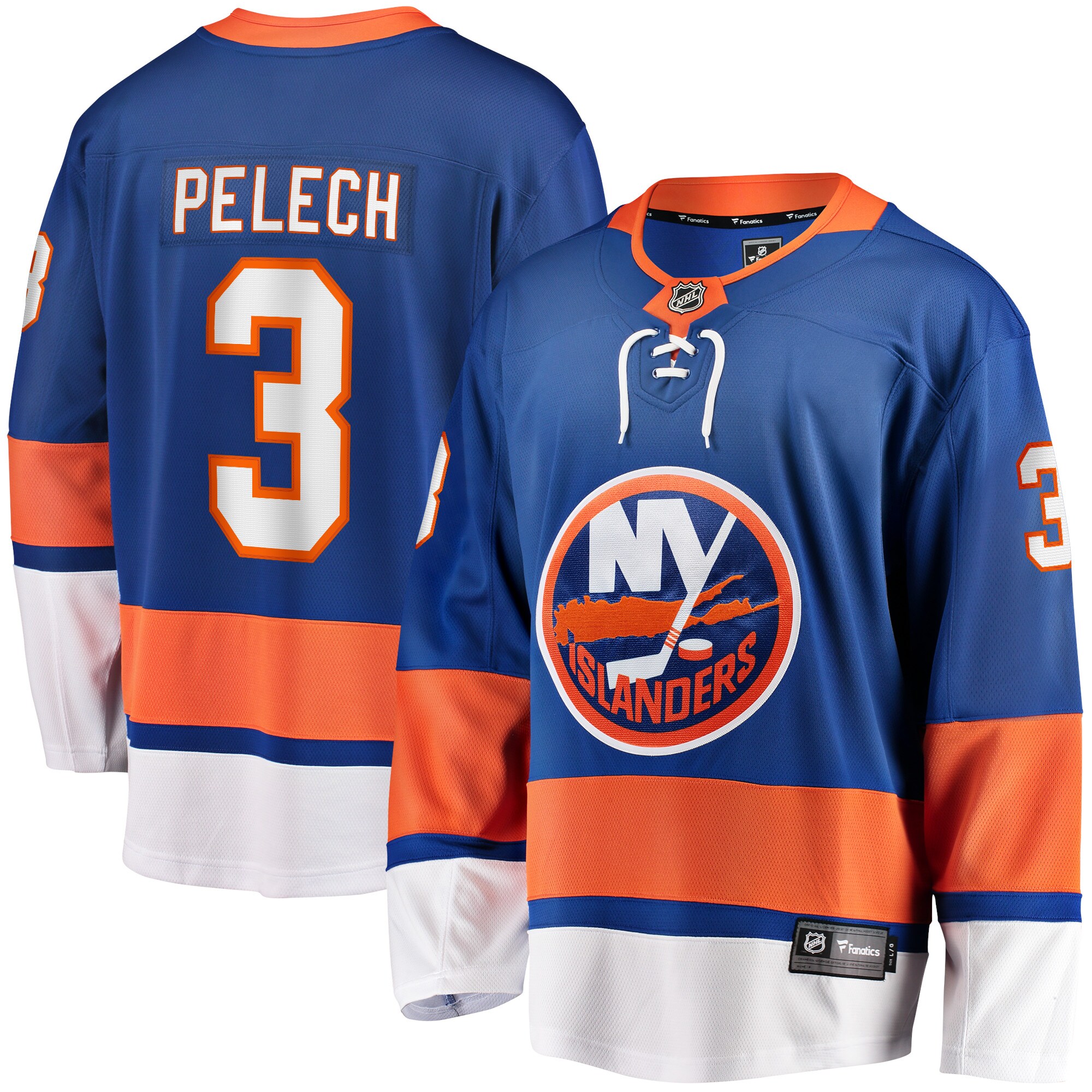 Men's New York Islanders Adam Pelech Royal Home Breakaway Player Jersey - JS455 