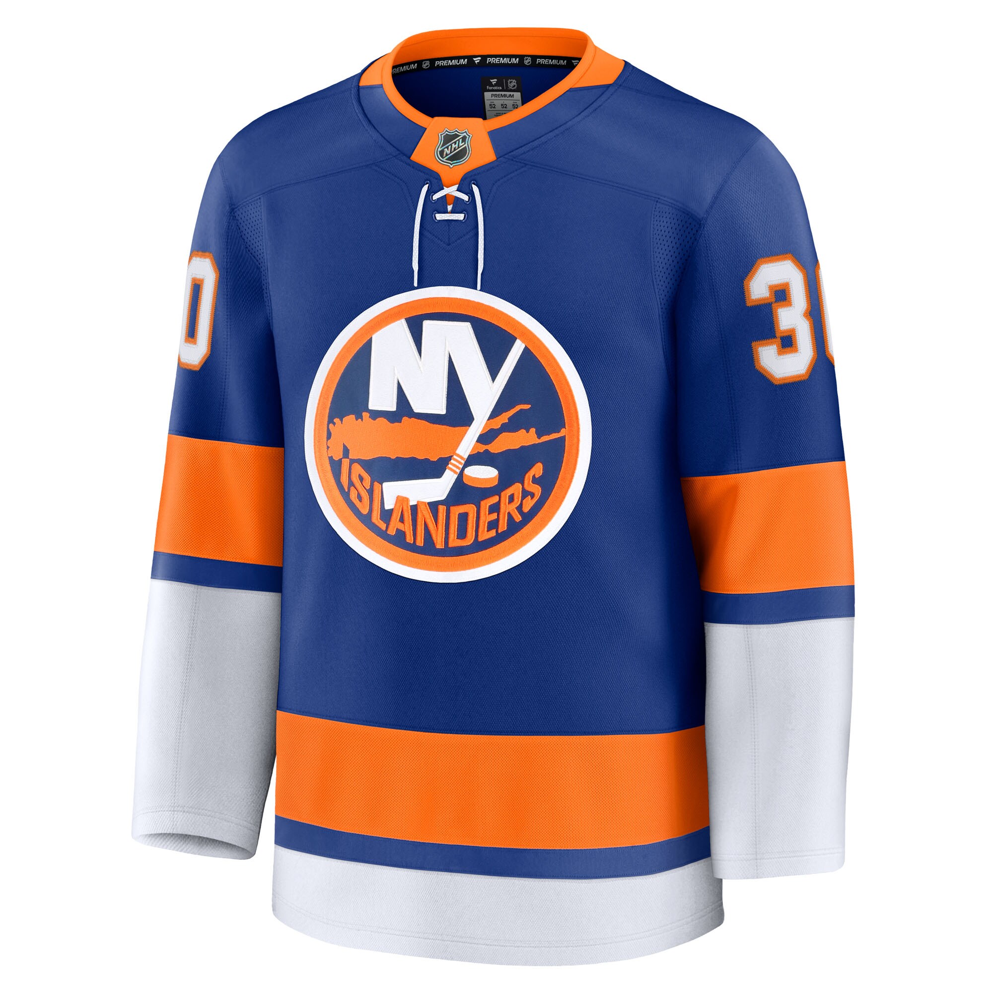 Alternative view of Men's New York Islanders Ilya Sorokin Royal Home Premium Jersey - JS587 