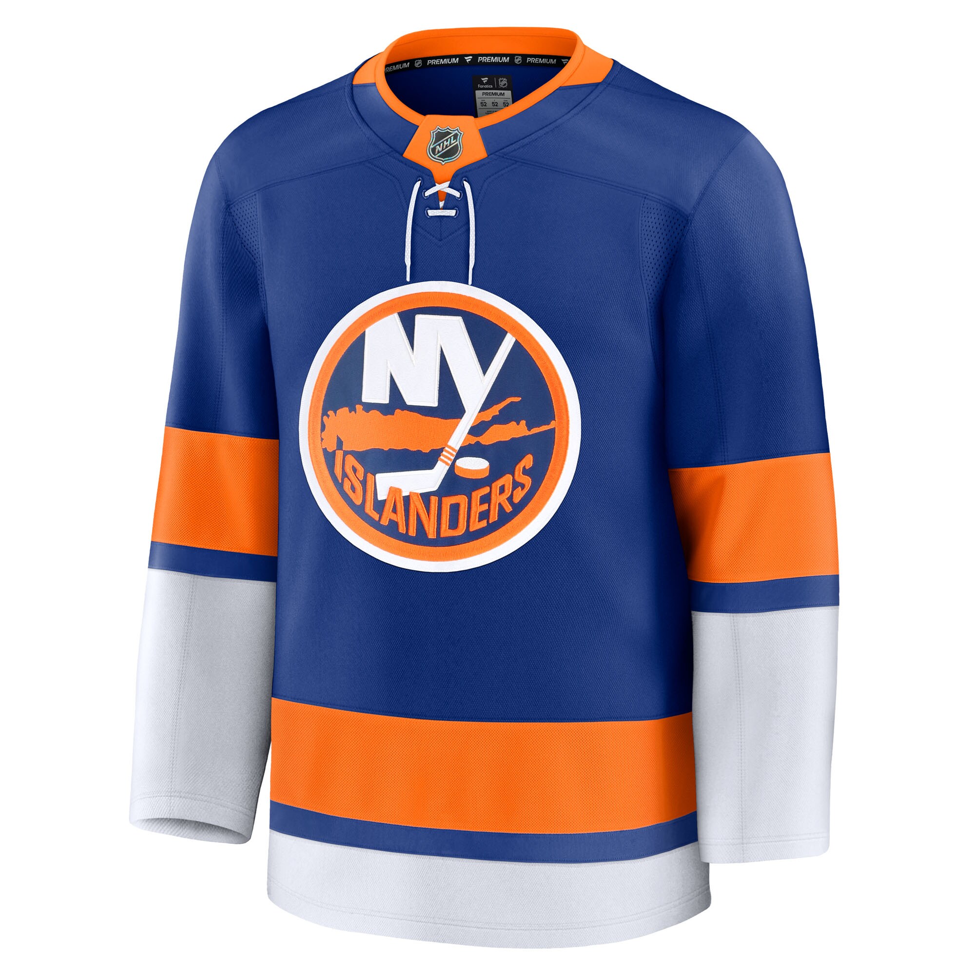 Alternative view of Men's New York Islanders Royal Home Premium Jersey - JS710 