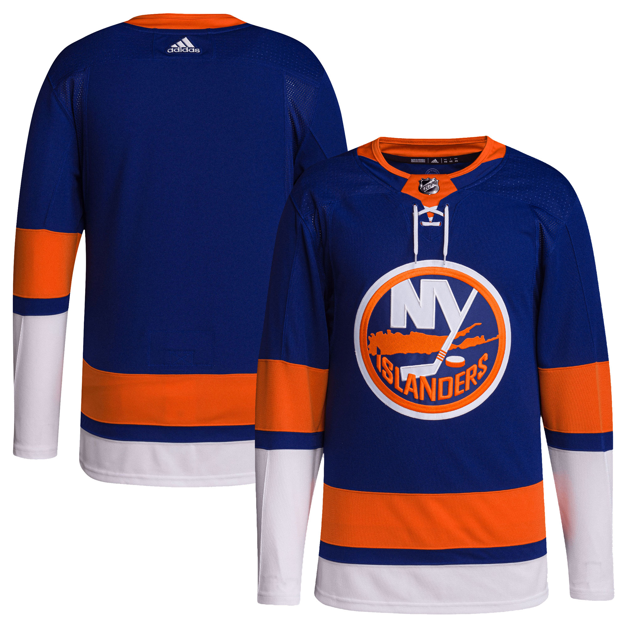 Men's New York Islanders Royal Home Primegreen Blank Jersey - JS635 