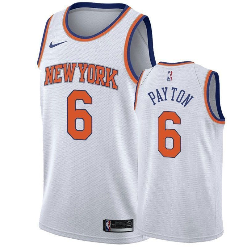 Men's New York Knicks Elfrid Payton 6 Association Jersey - JS414 