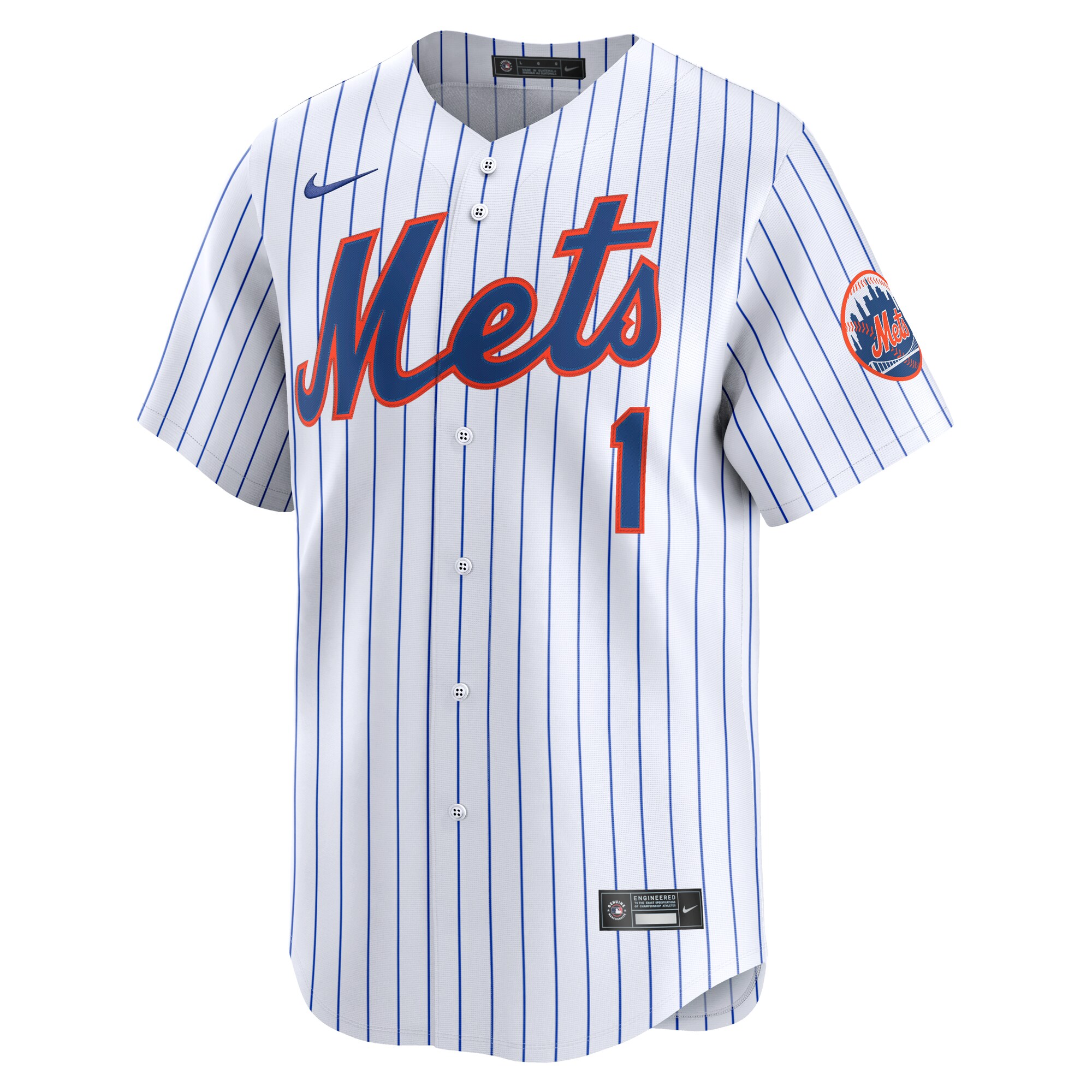 Alternative view of Men's New York Mets Jeff McNeil White Alternate Limited Player Jersey 