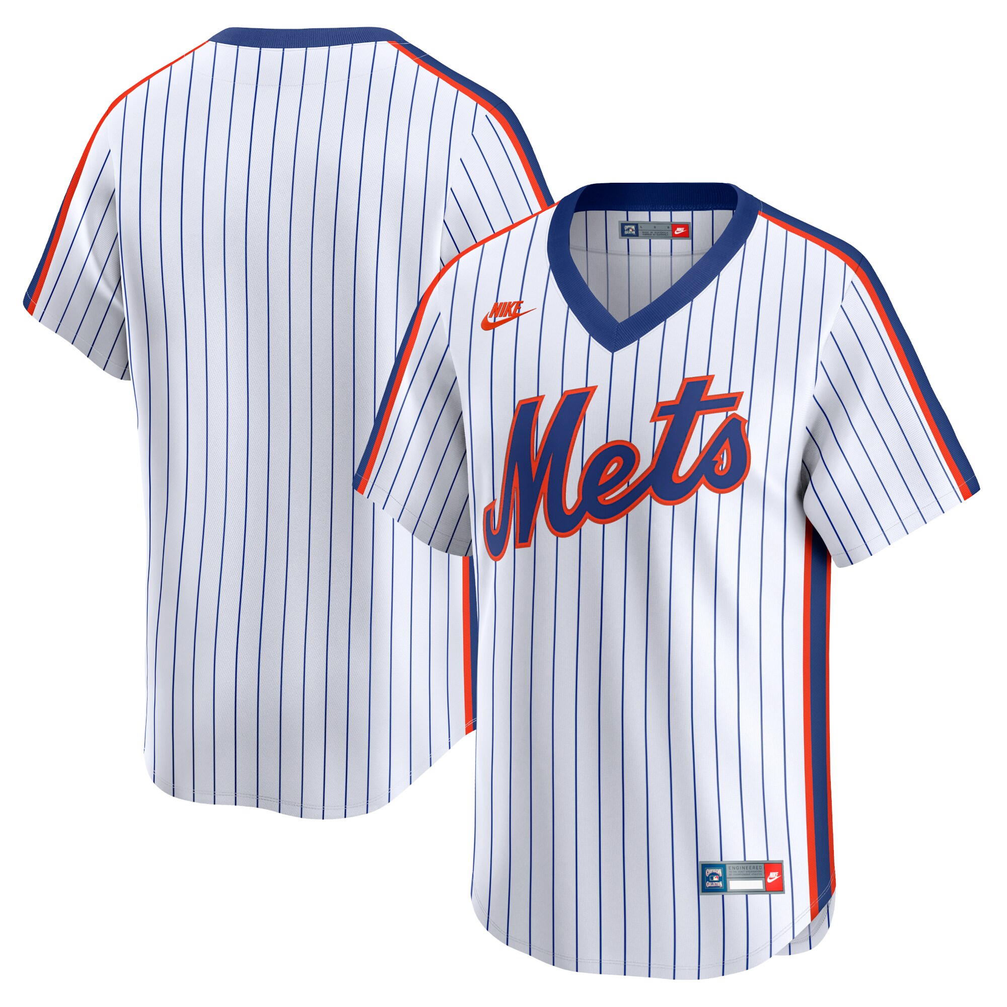 Men's New York Mets White Cooperstown Collection Limited Jersey 