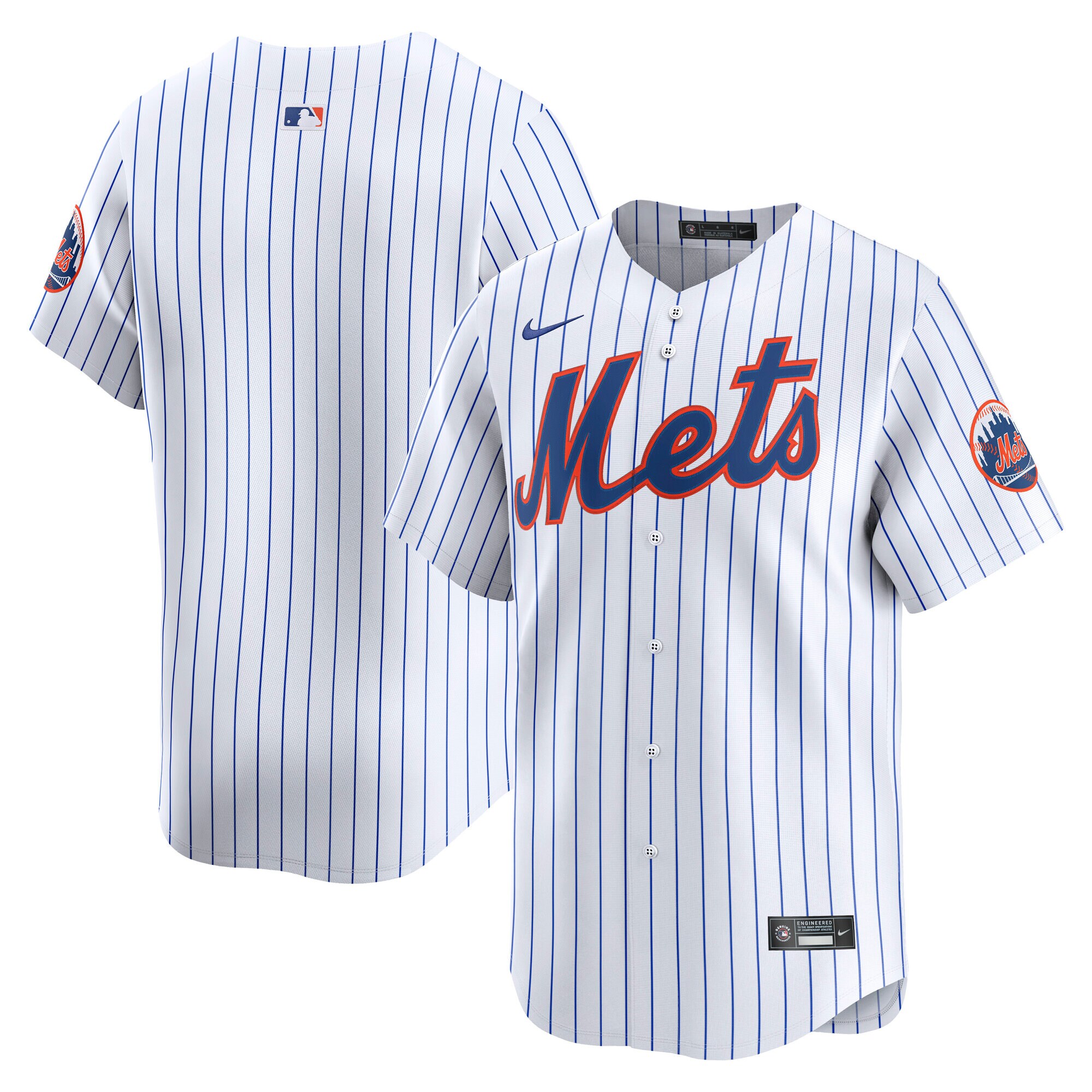 Men's New York Mets White Home Limited Jersey 