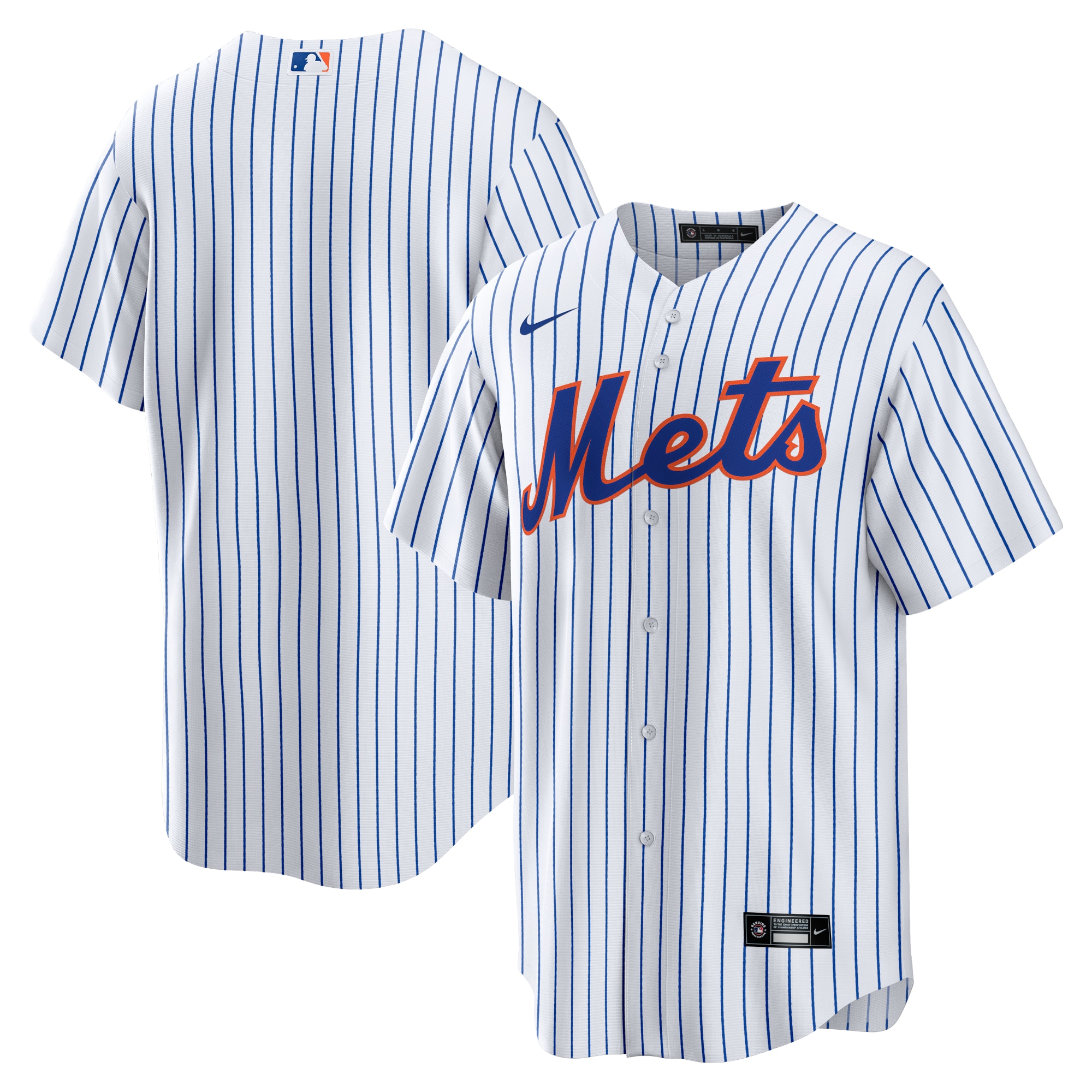 Men's New York Mets White Home Team Jersey 