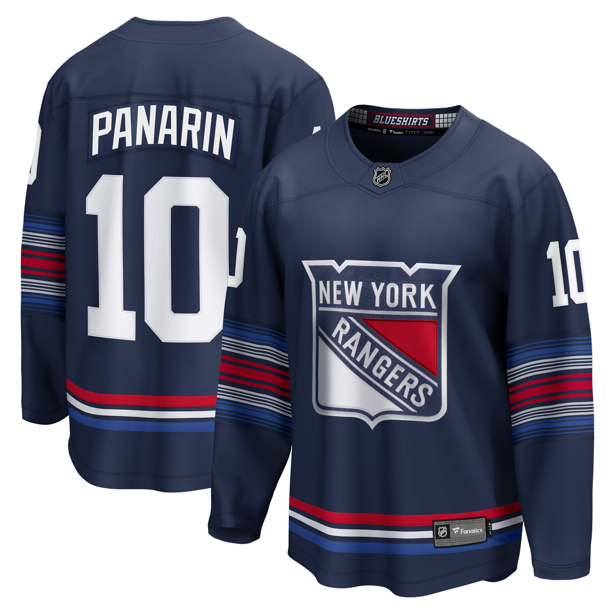 Men's New York Rangers Artemi Panarin Navy Alternate Premier Breakaway Player Jersey - JS580 
