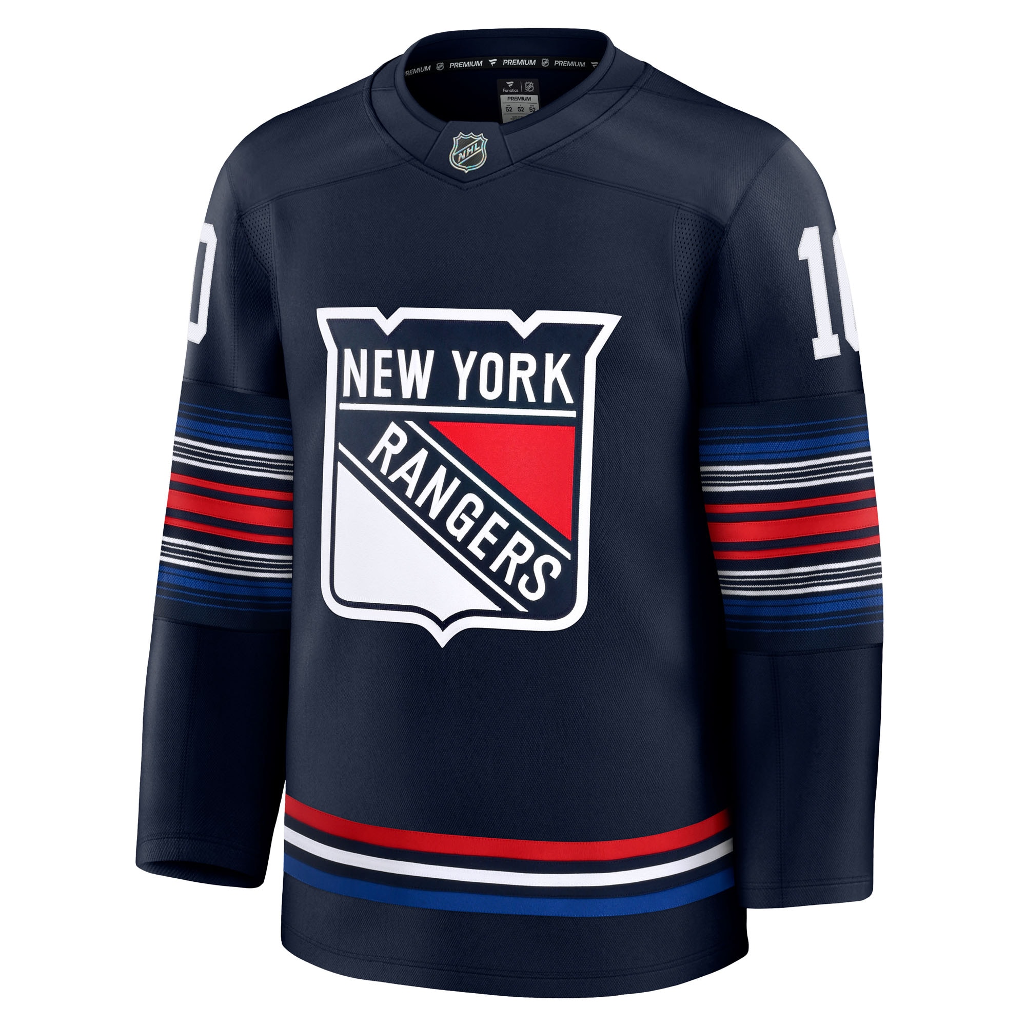 Alternative view of Men's New York Rangers Artemi Panarin Navy Alternate Premium Jersey - JS225 