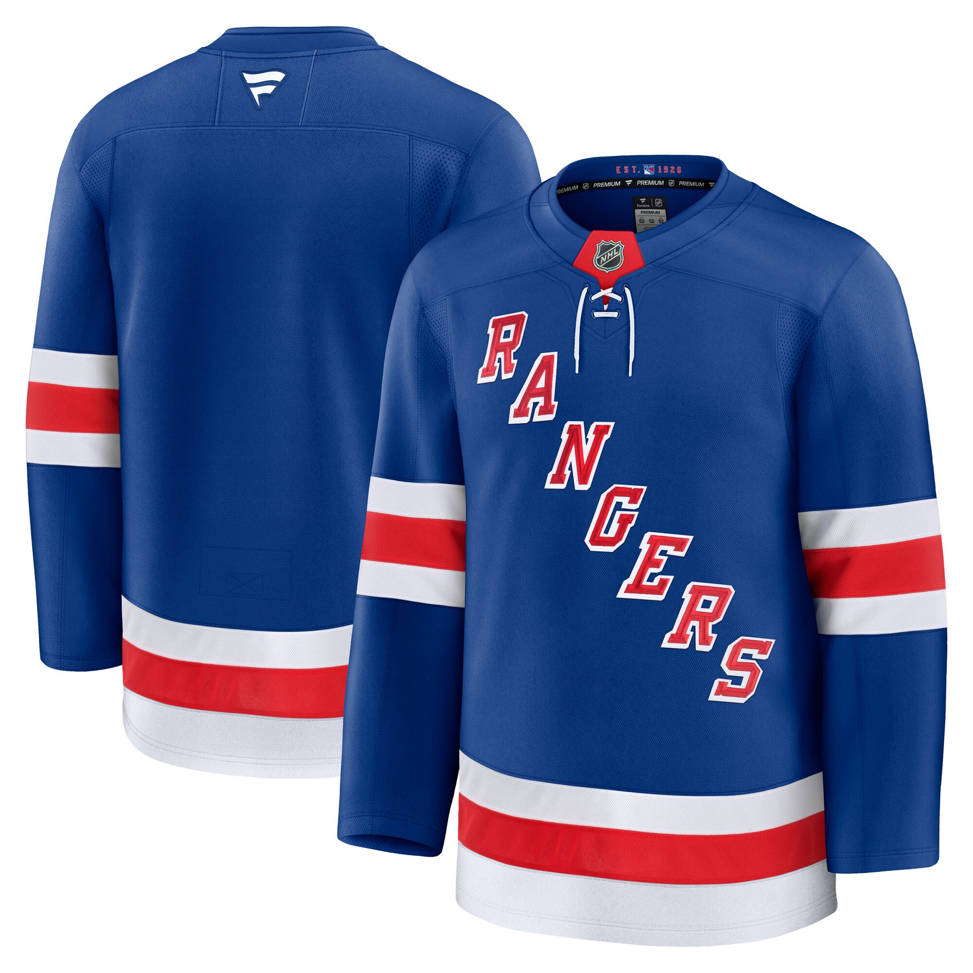 Men's New York Rangers Blue Home Premium Jersey - JS783 