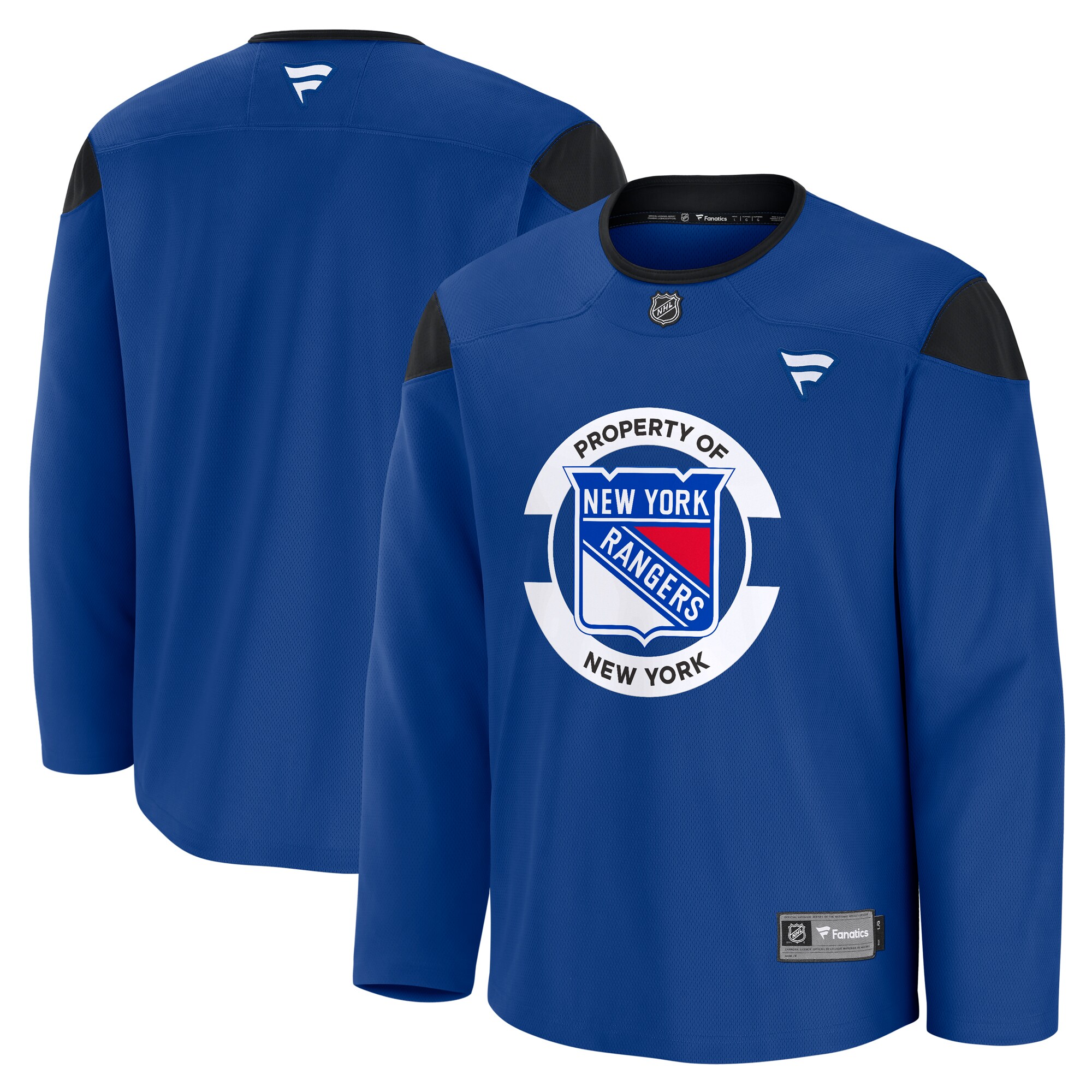 Men's New York Rangers Blue Team Practice Jersey - JS320 