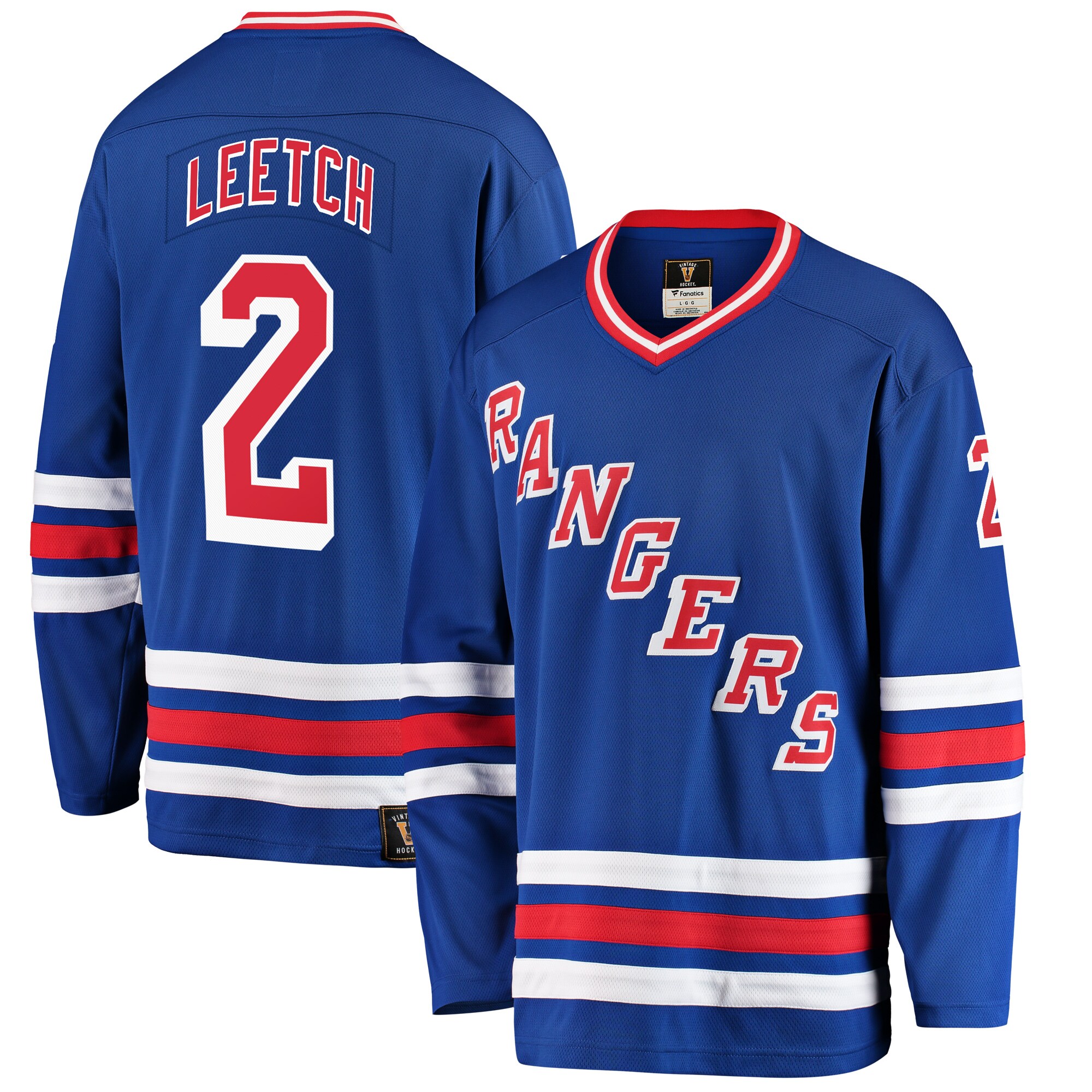 Men's New York Rangers Brian Leetch Blue Premier Breakaway Retired Player Jersey - JS461 