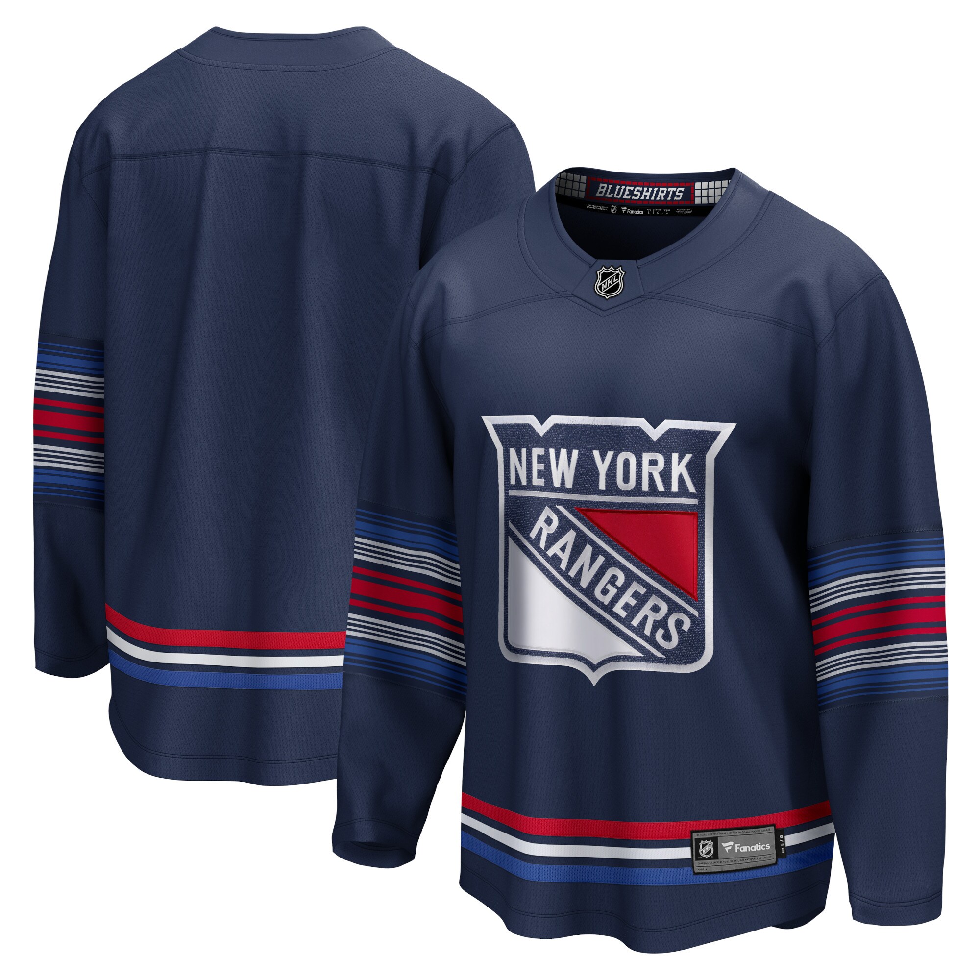 Men's New York Rangers Navy Alternate Premier Breakaway Jersey - JS810 
