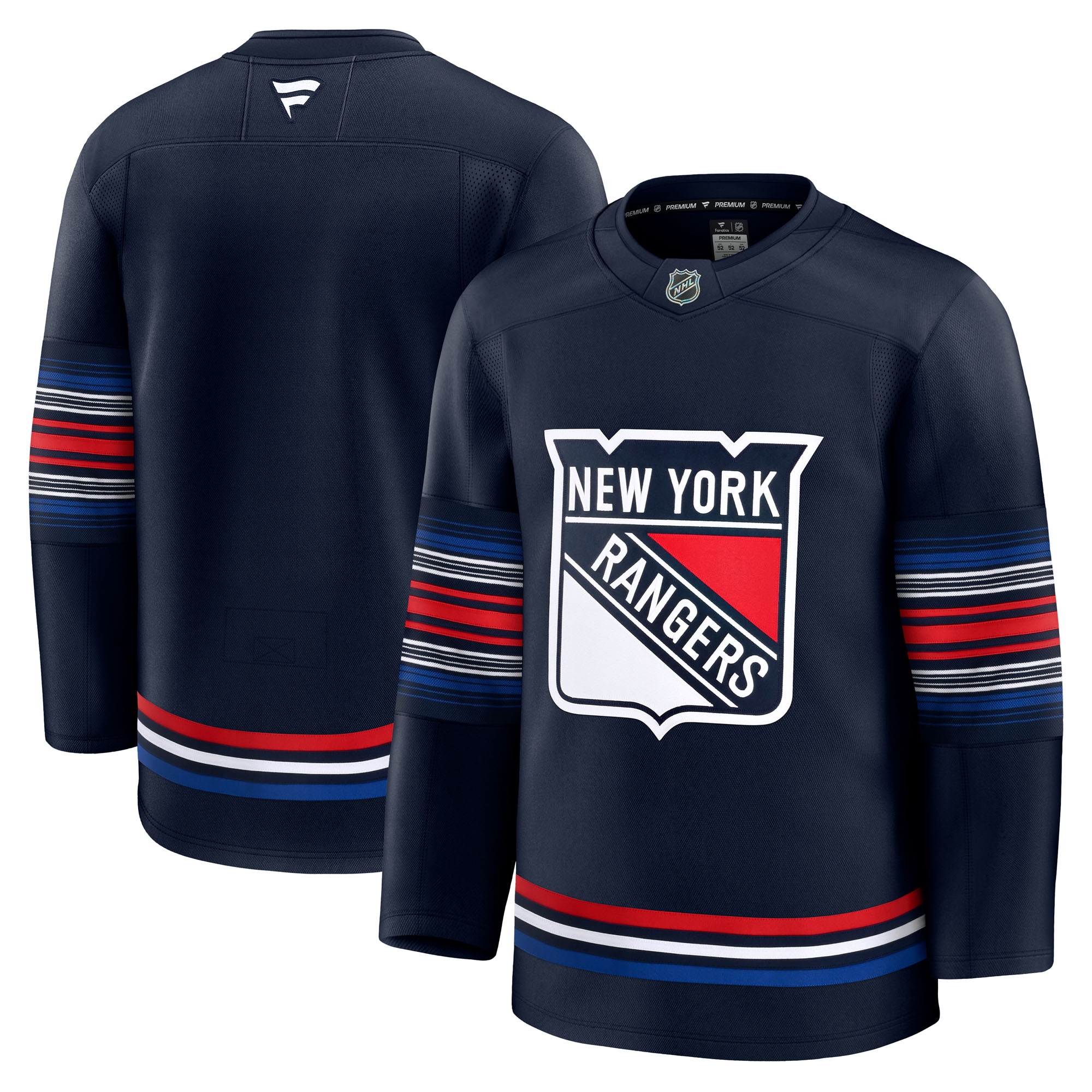 Men's New York Rangers Navy Alternate Premium Jersey - JS293 