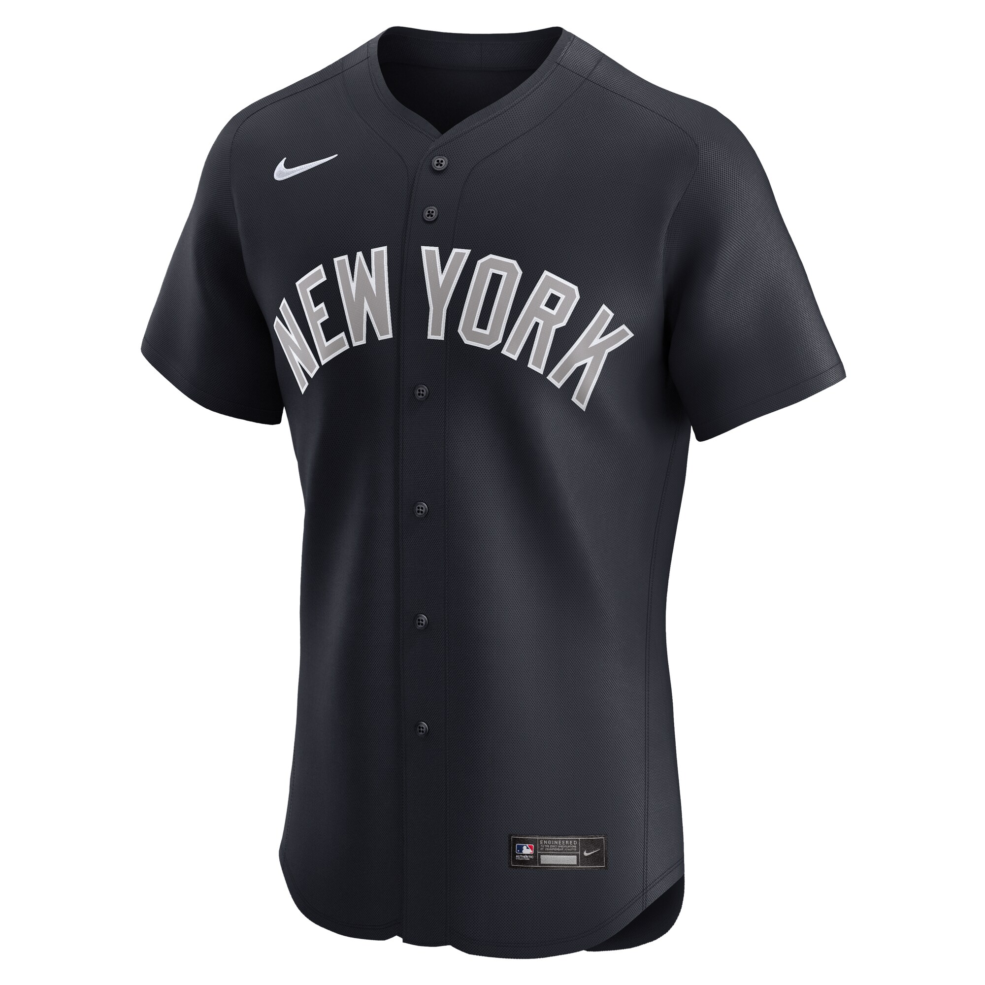 Alternative view of Men's New York Yankees Aaron Judge Navy Alternate 1 Elite Player Jersey 