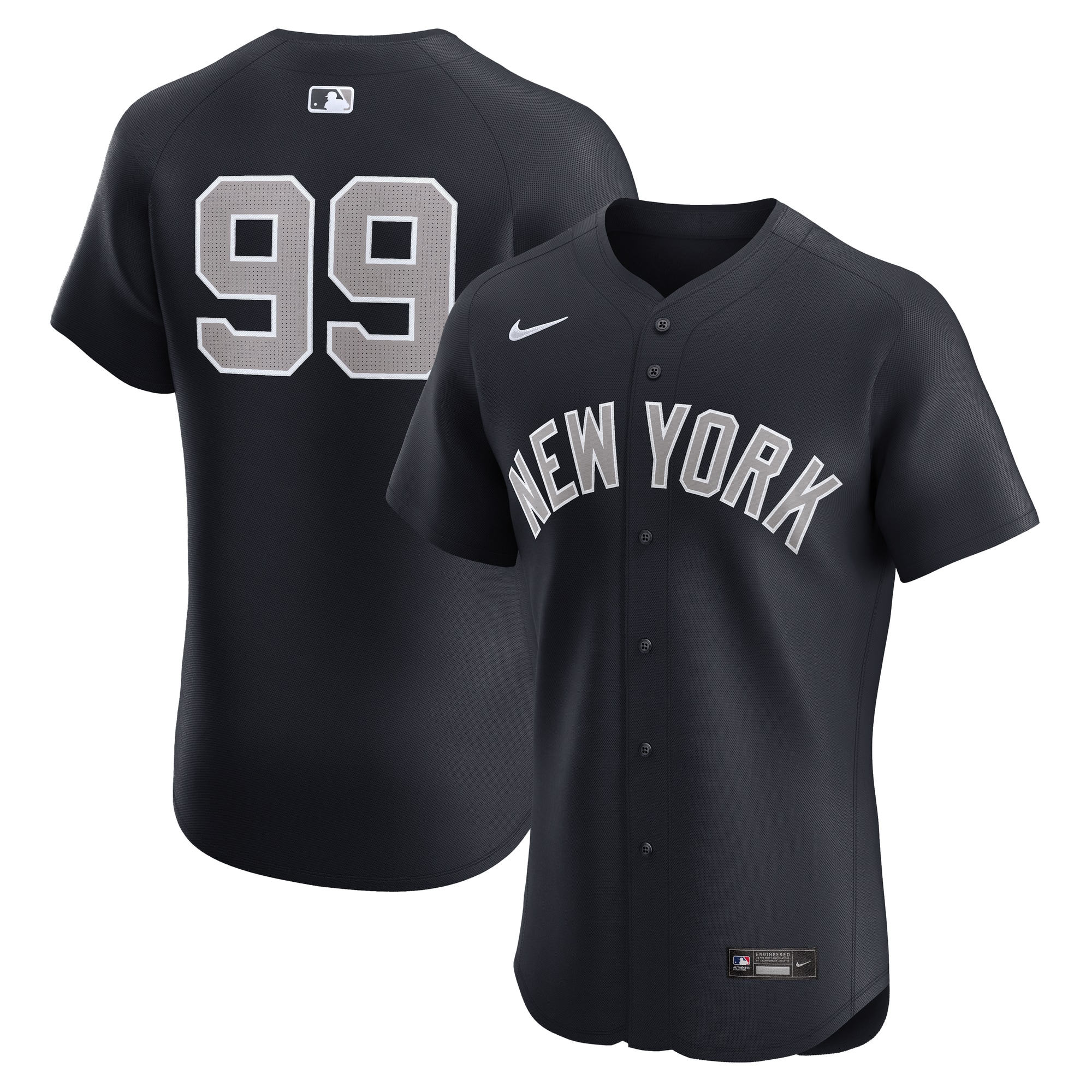 Men's New York Yankees Aaron Judge Navy Alternate 1 Elite Player Jersey 