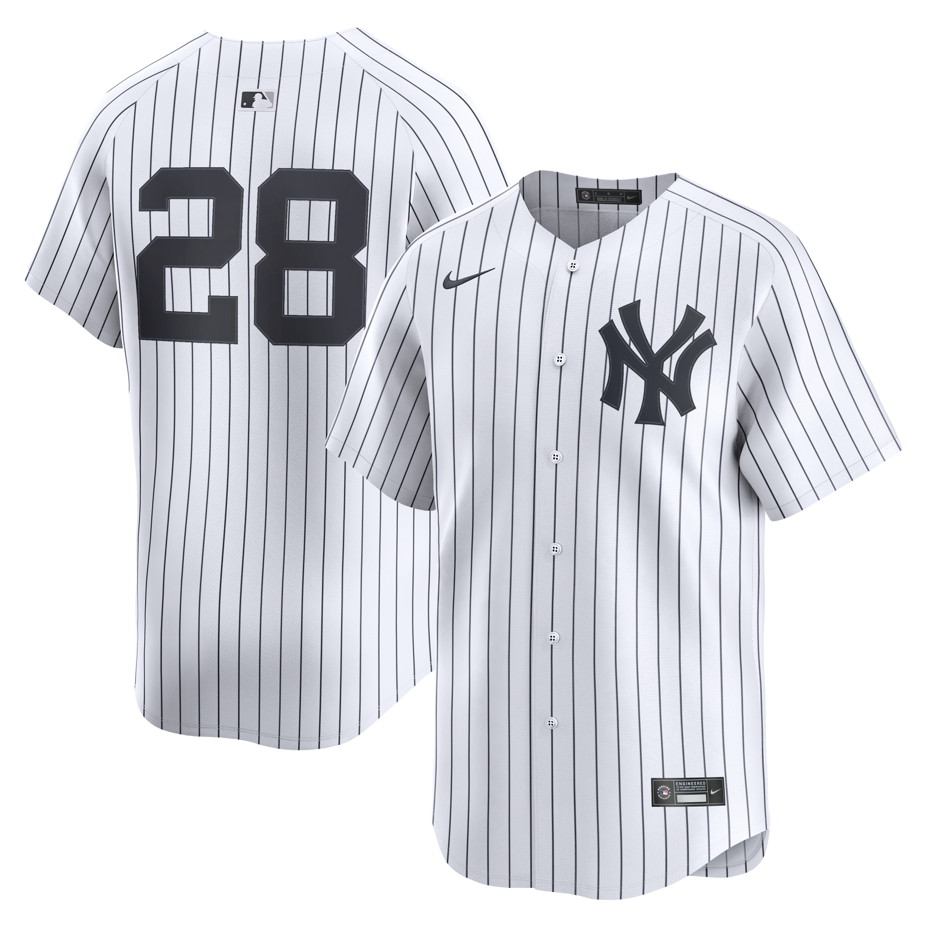 Men's New York Yankees Austin Wells White Home Limited Player Jersey 