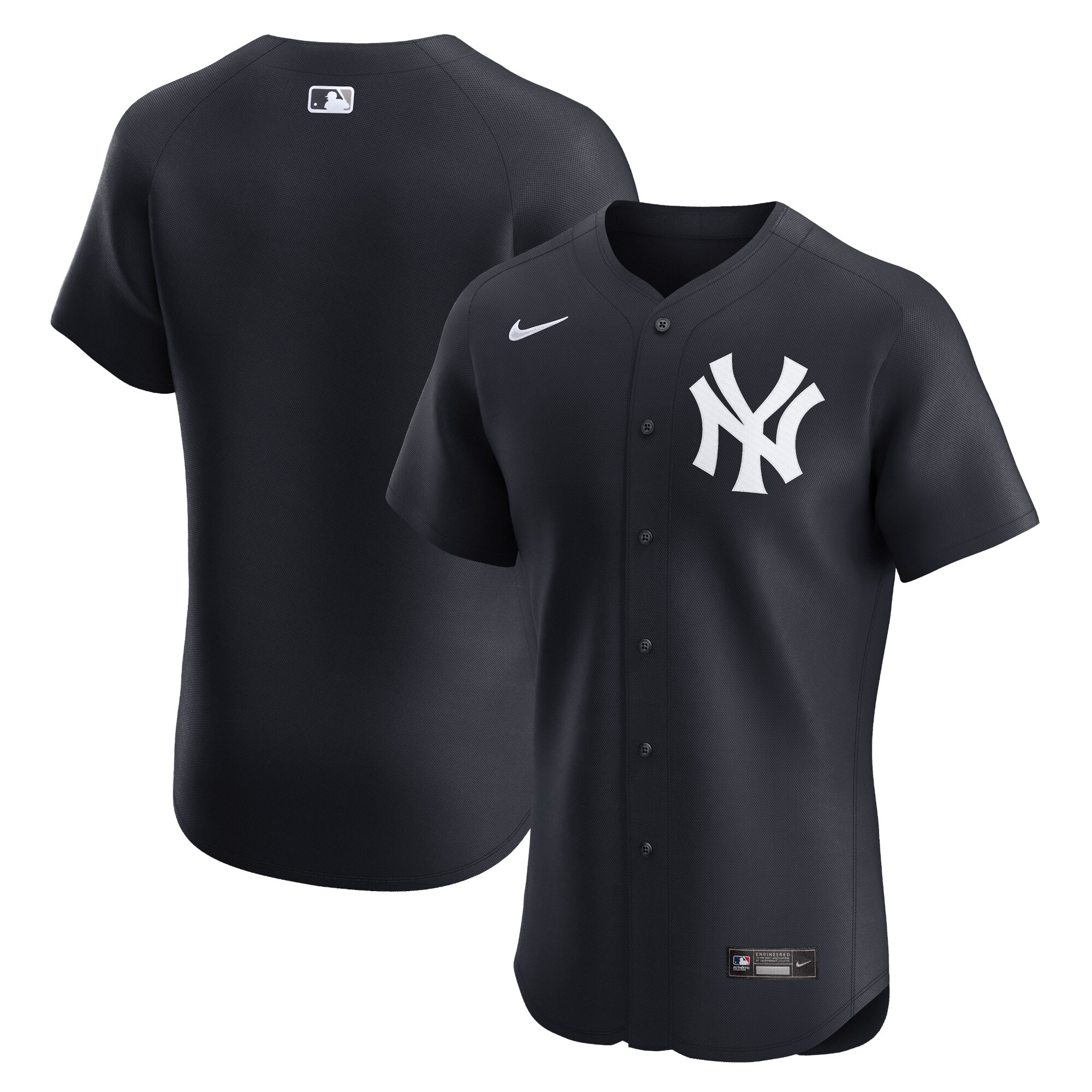Men's New York Yankees Black Alternate Elite Jersey 