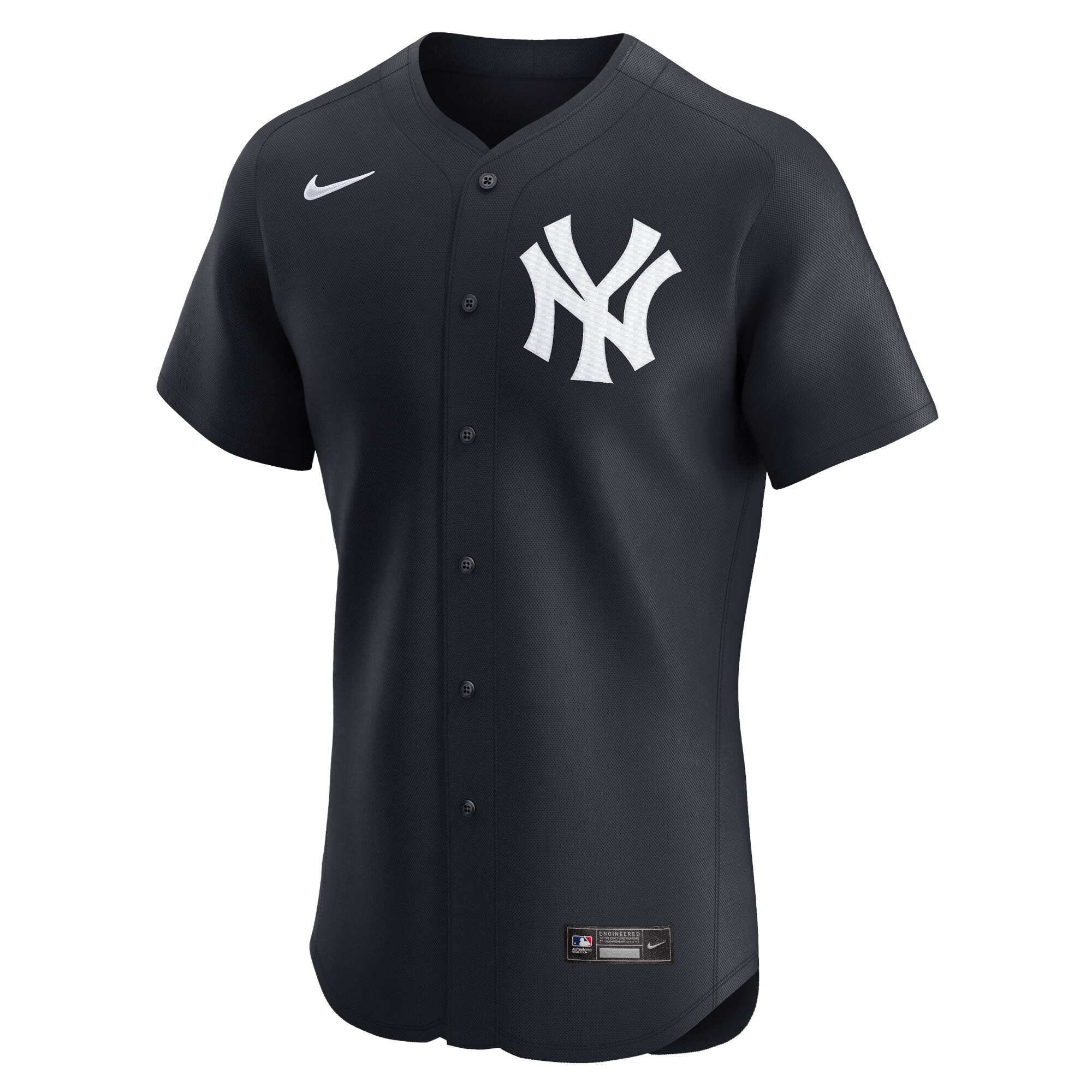 Alternative view of Men's New York Yankees Black Alternate Elite Jersey 