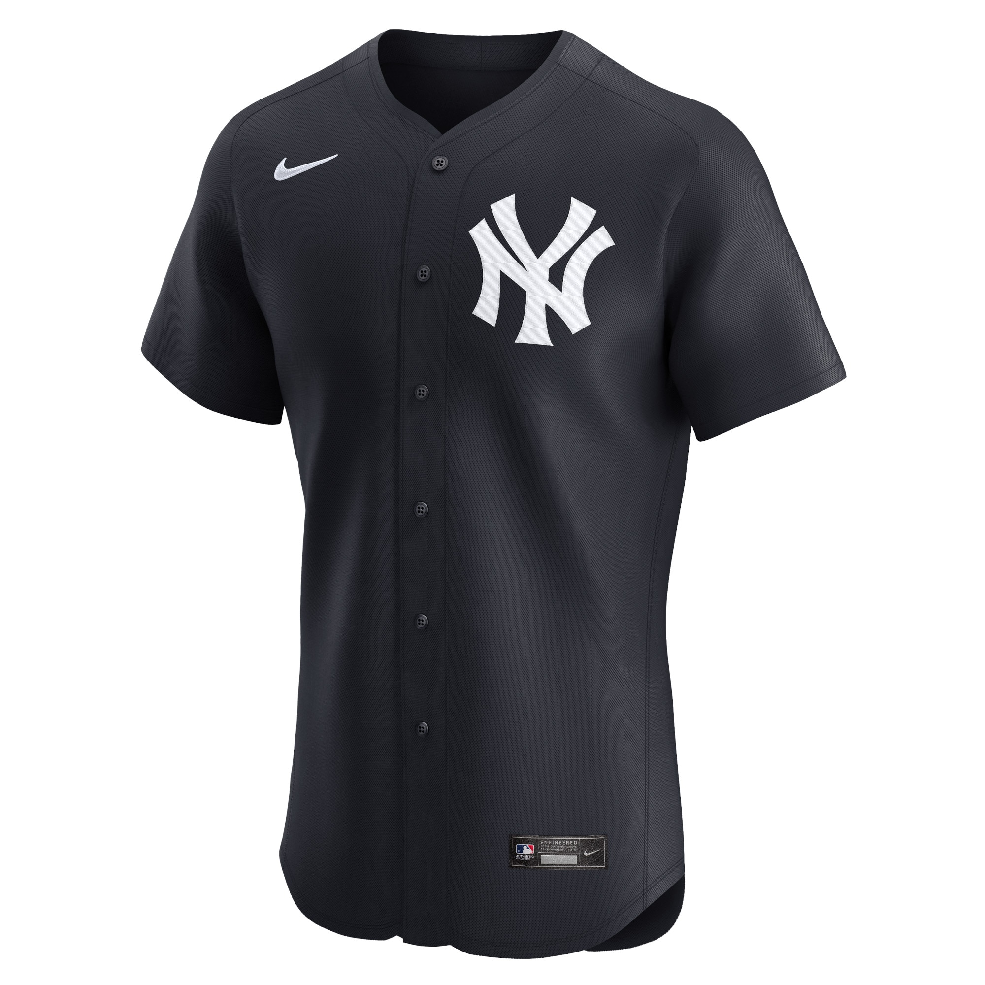 Alternative view of Men's New York Yankees Black Alternate Elite Jersey 