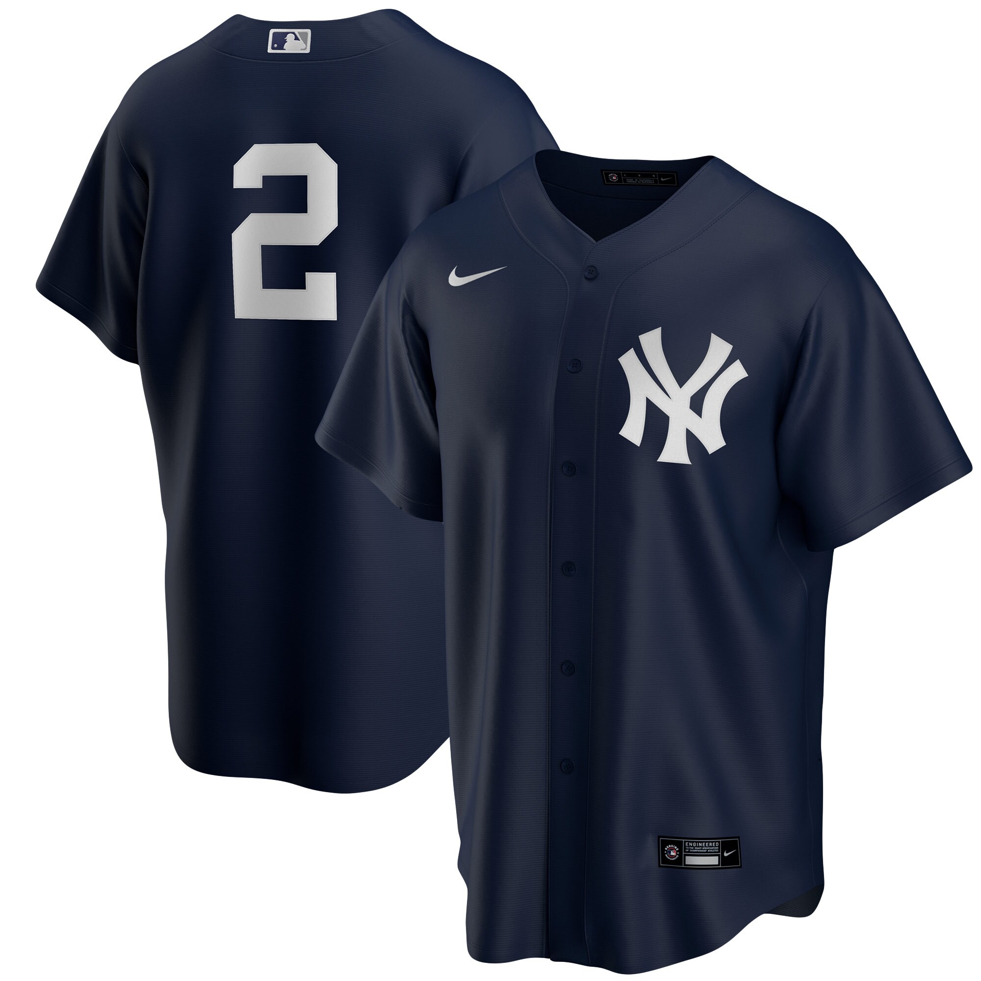 Men's New York Yankees Derek Jeter Navy Alternate Player Jersey 